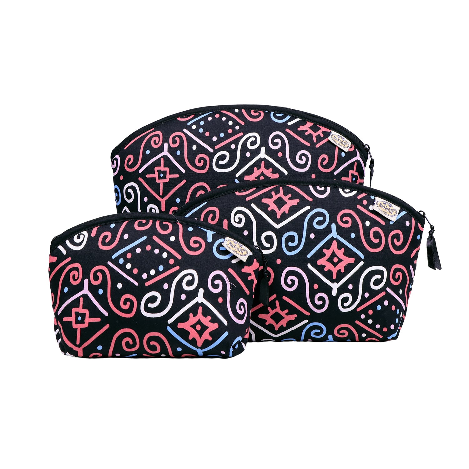 NaRaYa Cosmetic Bags (Set Of 3)