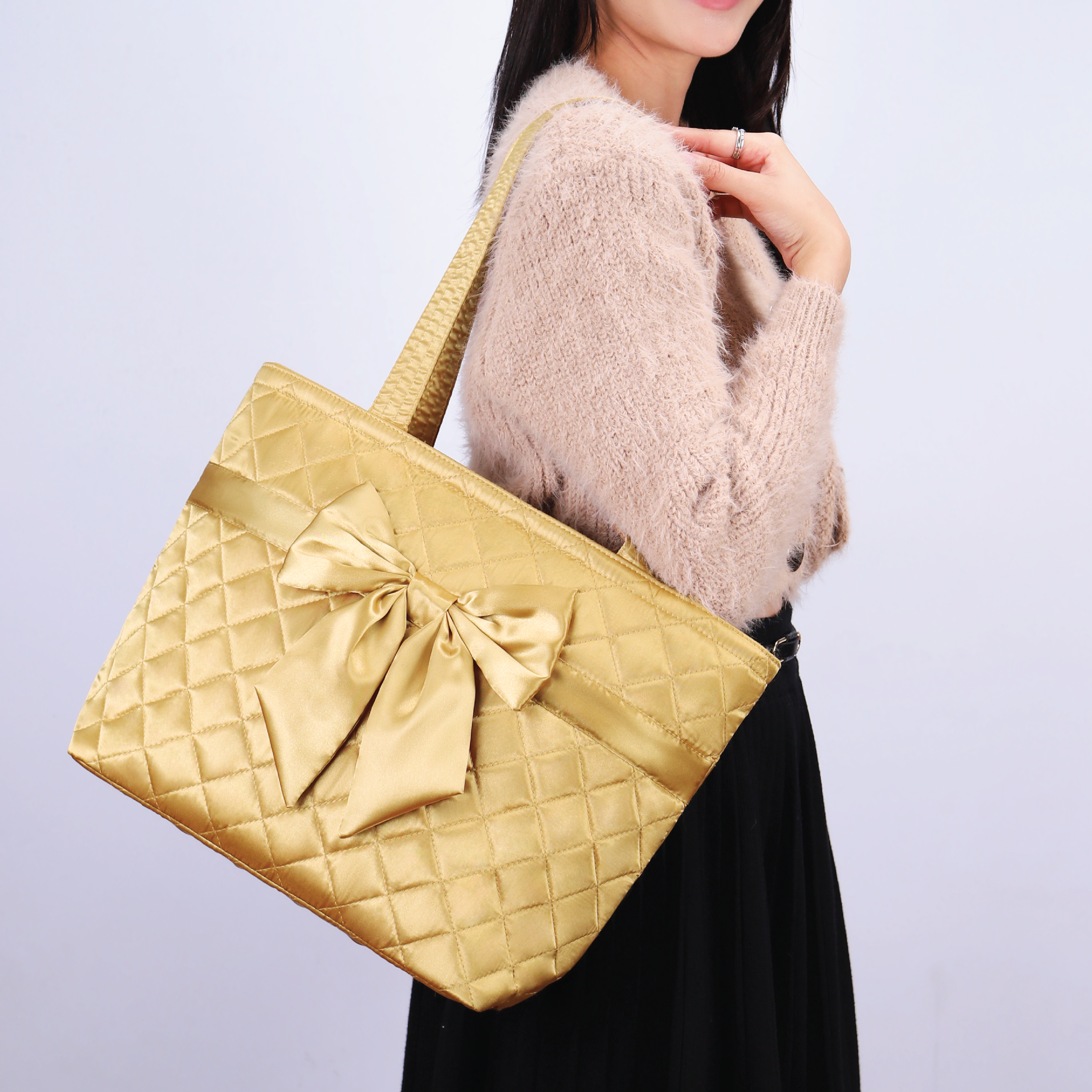 NaRaYa Satin Shoulder Bag - NaRaYa