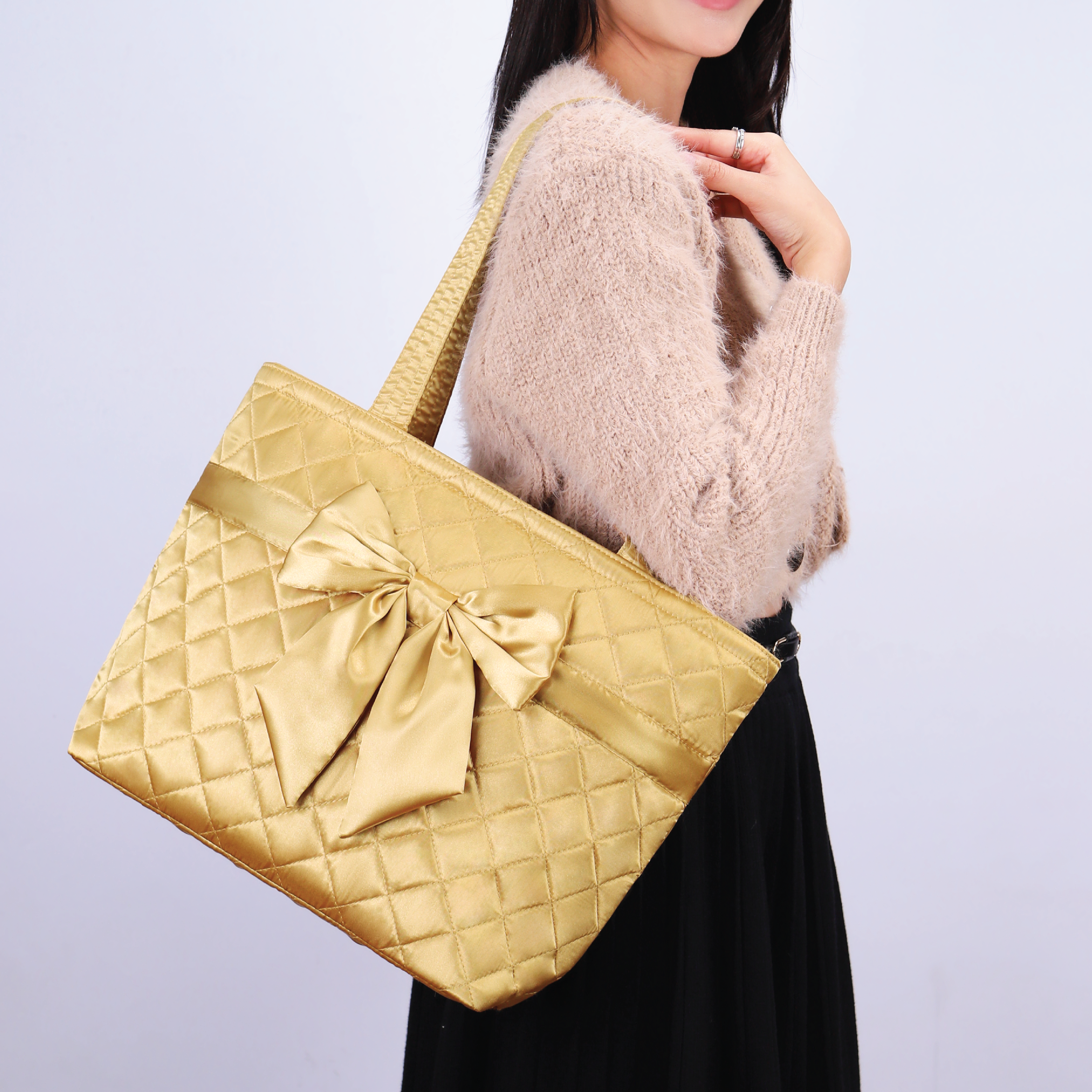 NaRaYa Satin Shoulder Bag