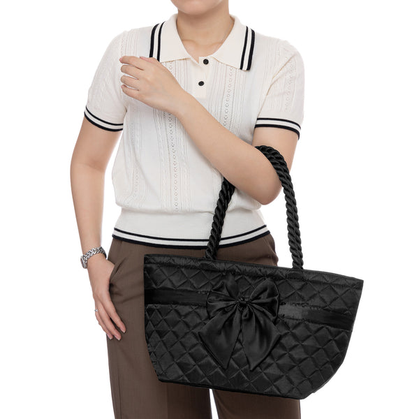 NaRaYa Satin Shoulder Bag L