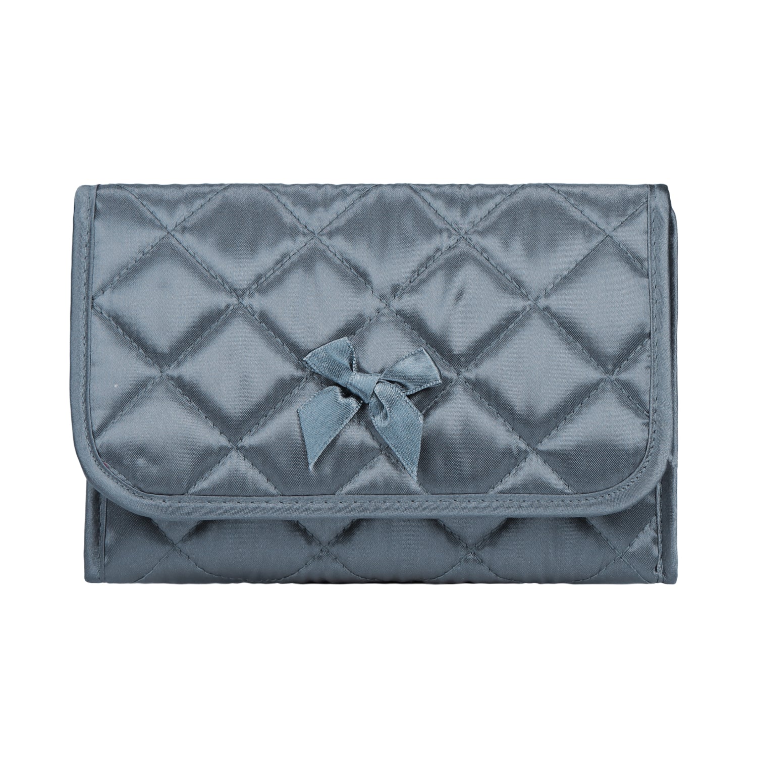 NaRaYa Satin Cosmetic Bag With Mirror L - NaRaYa