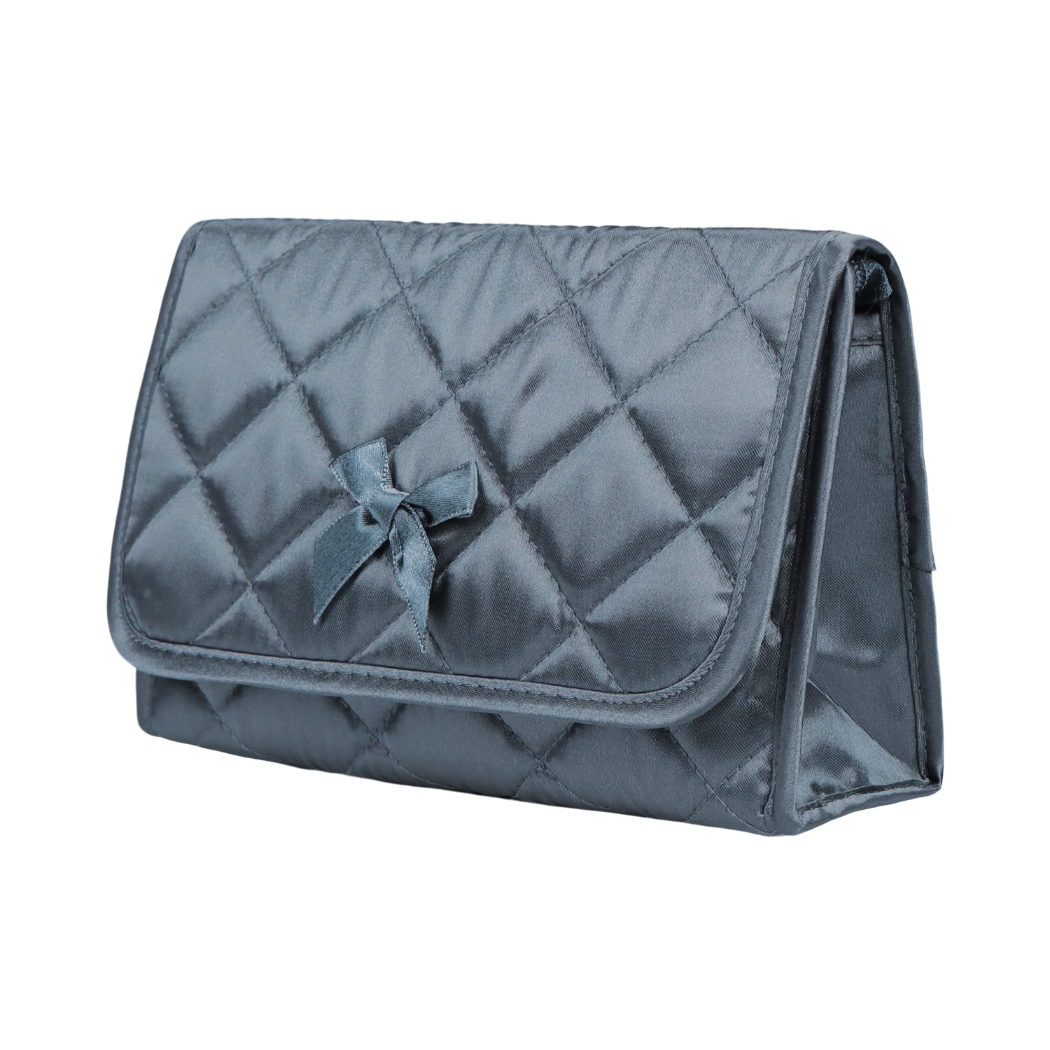 NaRaYa Satin Cosmetic Bag With Mirror L - NaRaYa