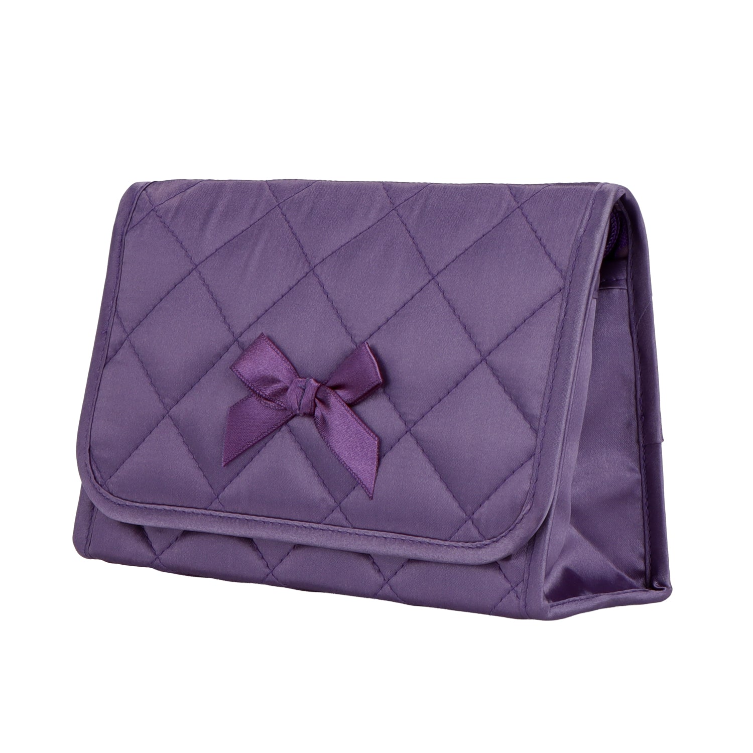 NaRaYa Satin Cosmetic Bag With Mirror L - NaRaYa