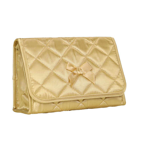 NaRaYa Satin Cosmetic Bag With Mirror L - NaRaYa
