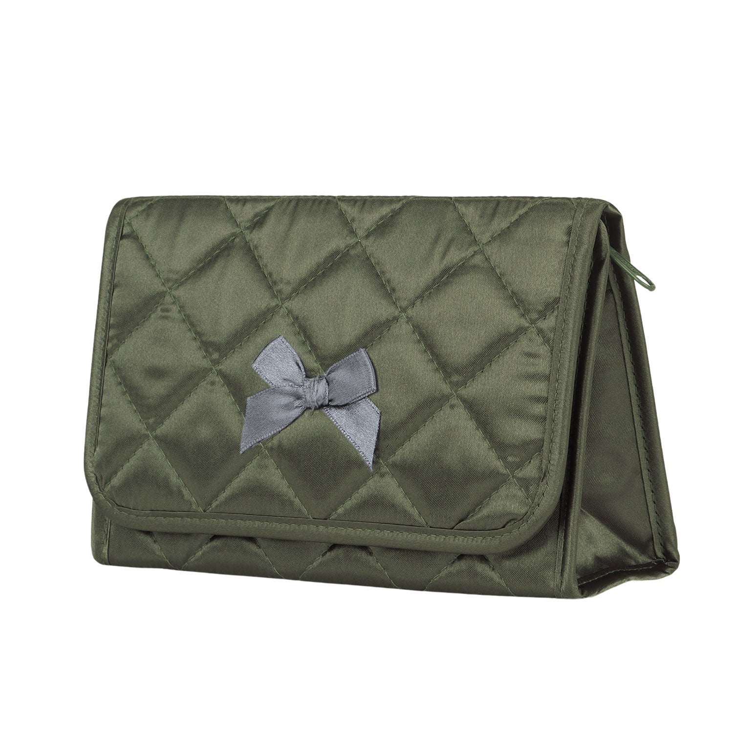 NaRaYa Satin Cosmetic Bag With Mirror L - NaRaYa