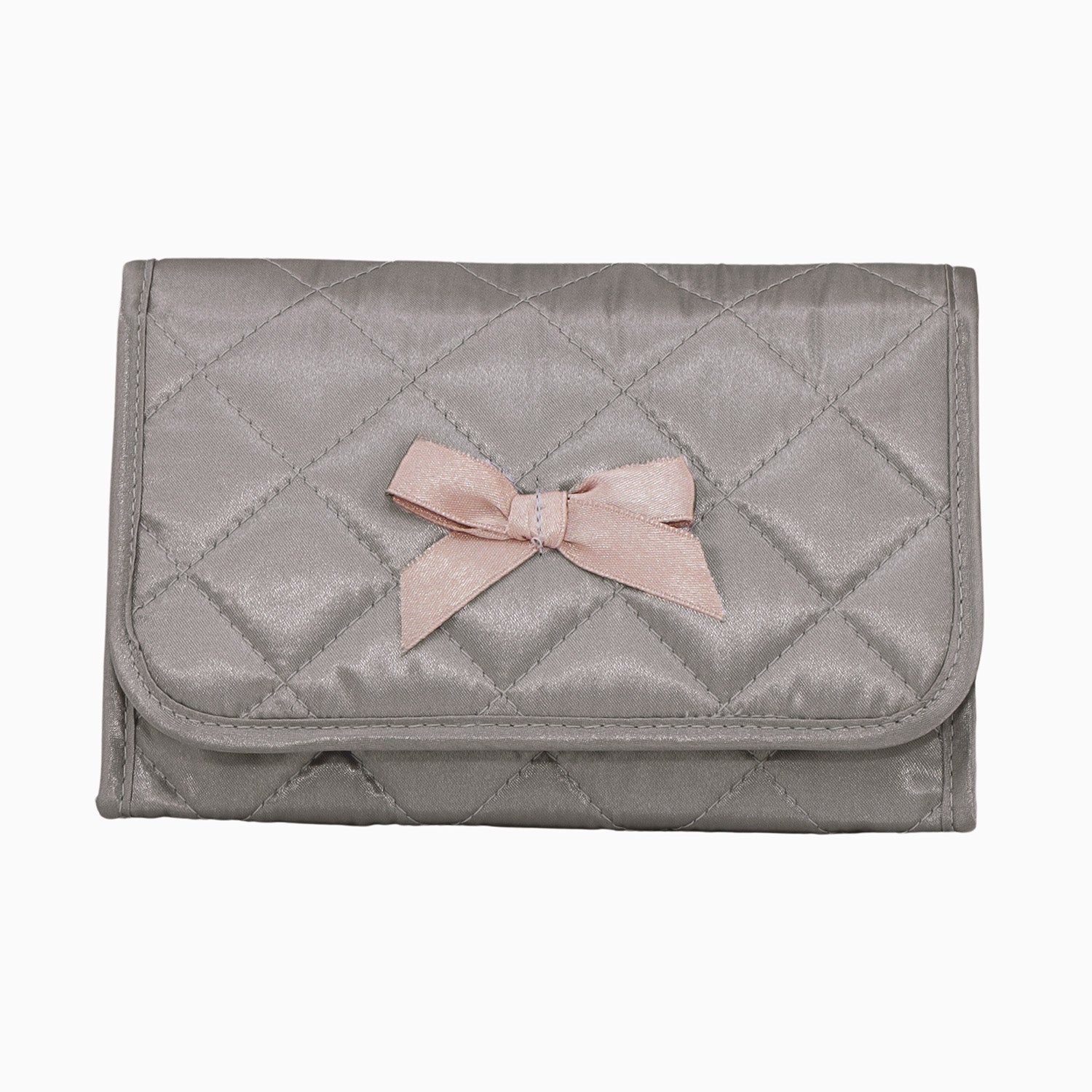 NaRaYa Satin Cosmetic Bag With Mirror L - NaRaYa