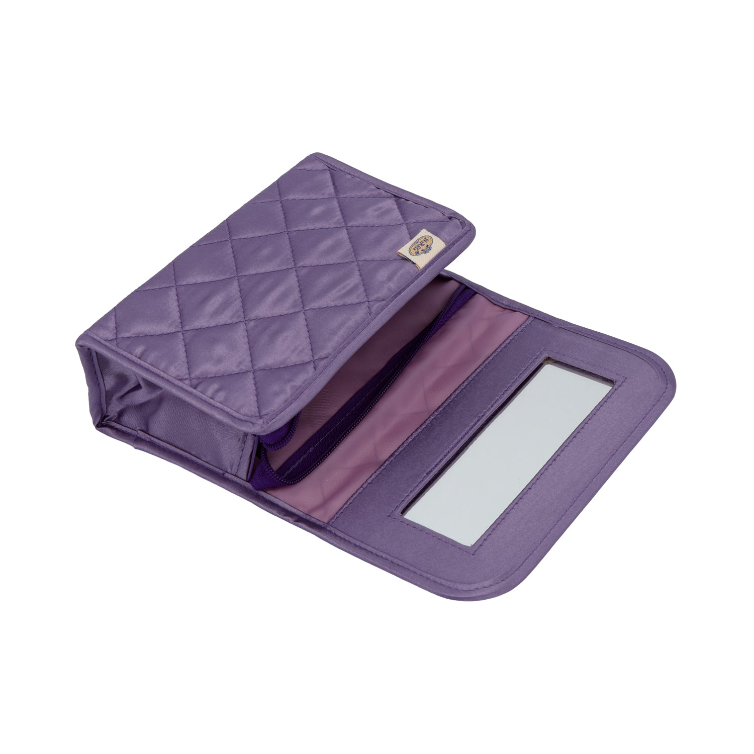 NaRaYa Satin Cosmetic Bag With Mirror S - NaRaYa