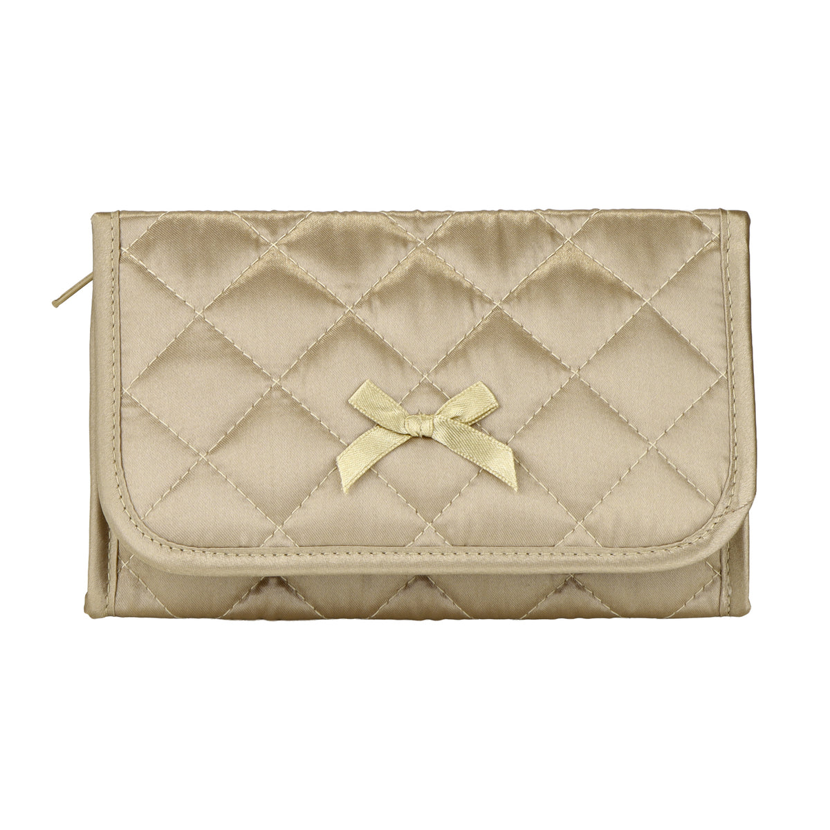 Satin Cosmetic Bag With Mirror S