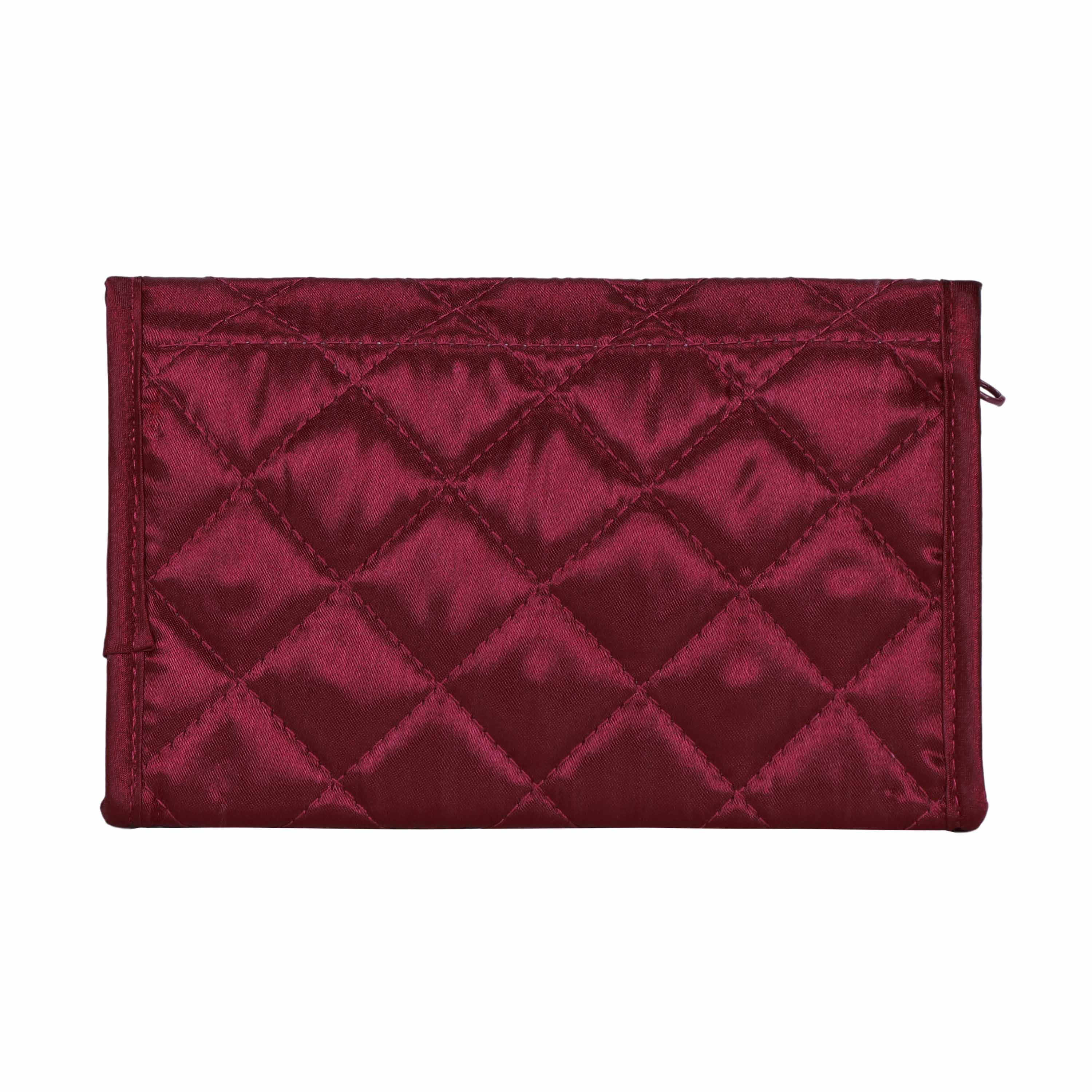 NaRaYa Satin Cosmetic Bag With Mirror S - NaRaYa