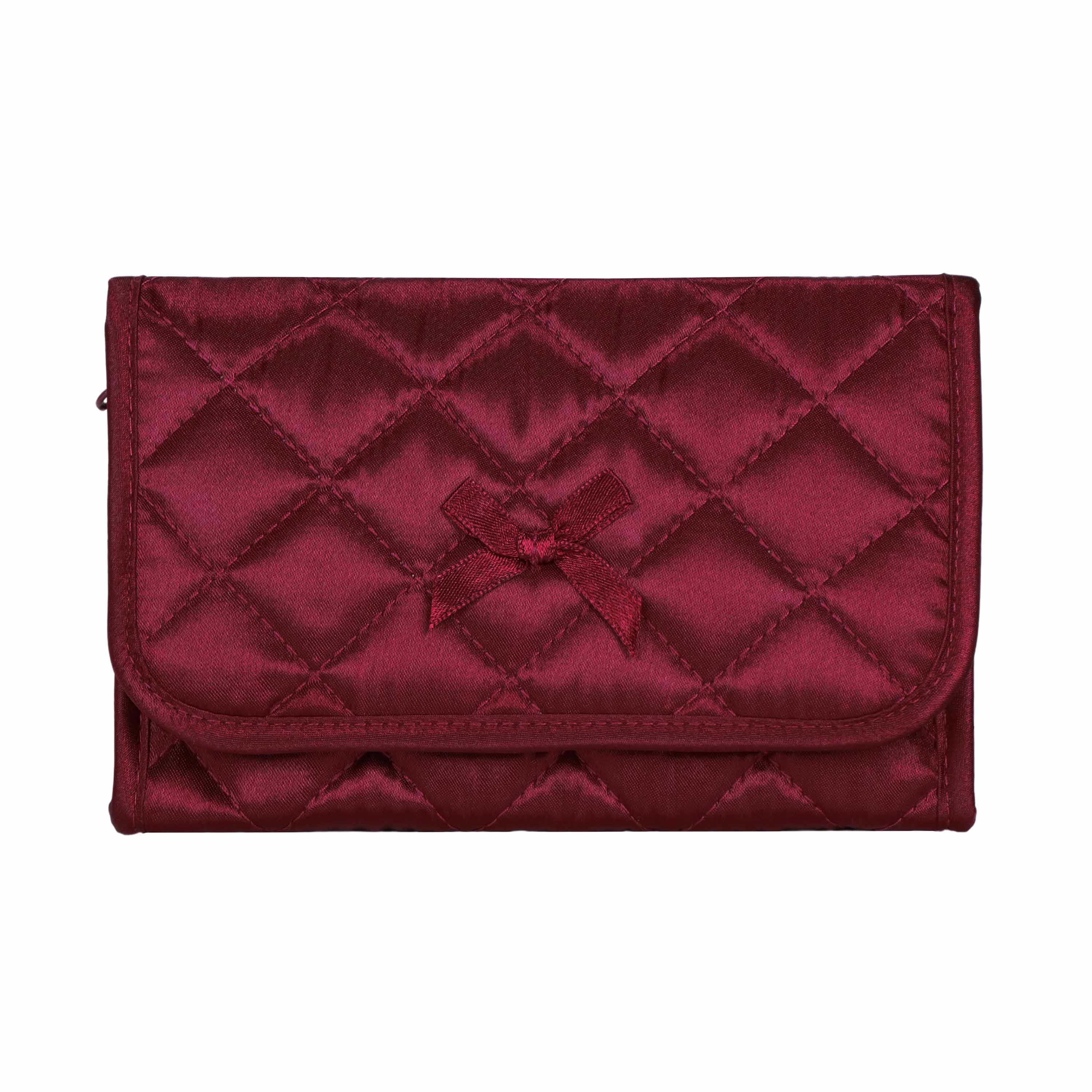 NaRaYa Satin Cosmetic Bag With Mirror S - NaRaYa