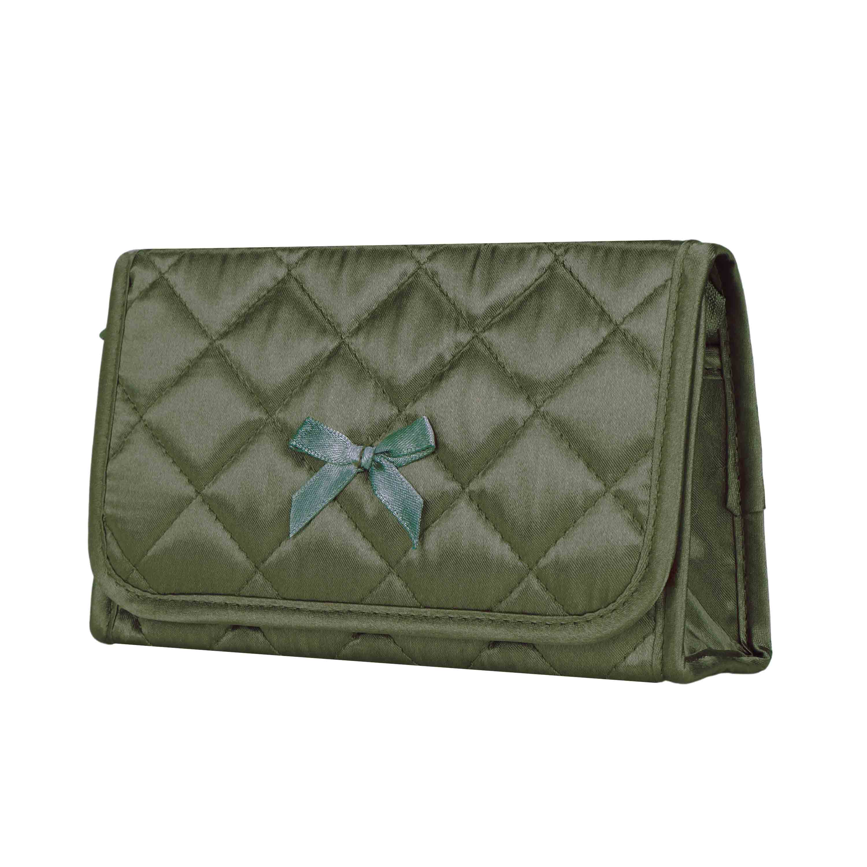 NaRaYa Satin Cosmetic Bag With Mirror S - NaRaYa