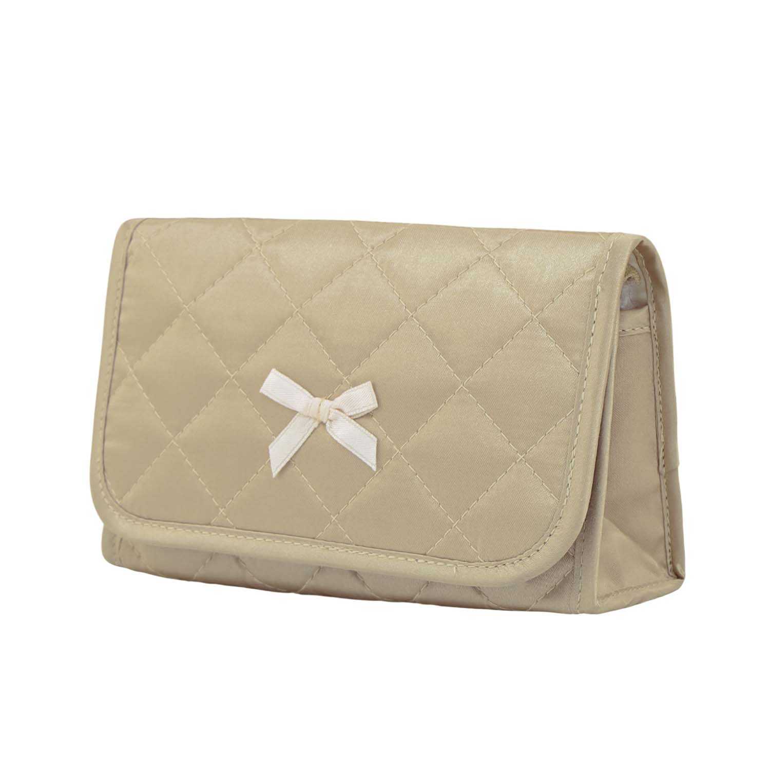 NaRaYa Satin Cosmetic Bag With Mirror S - NaRaYa