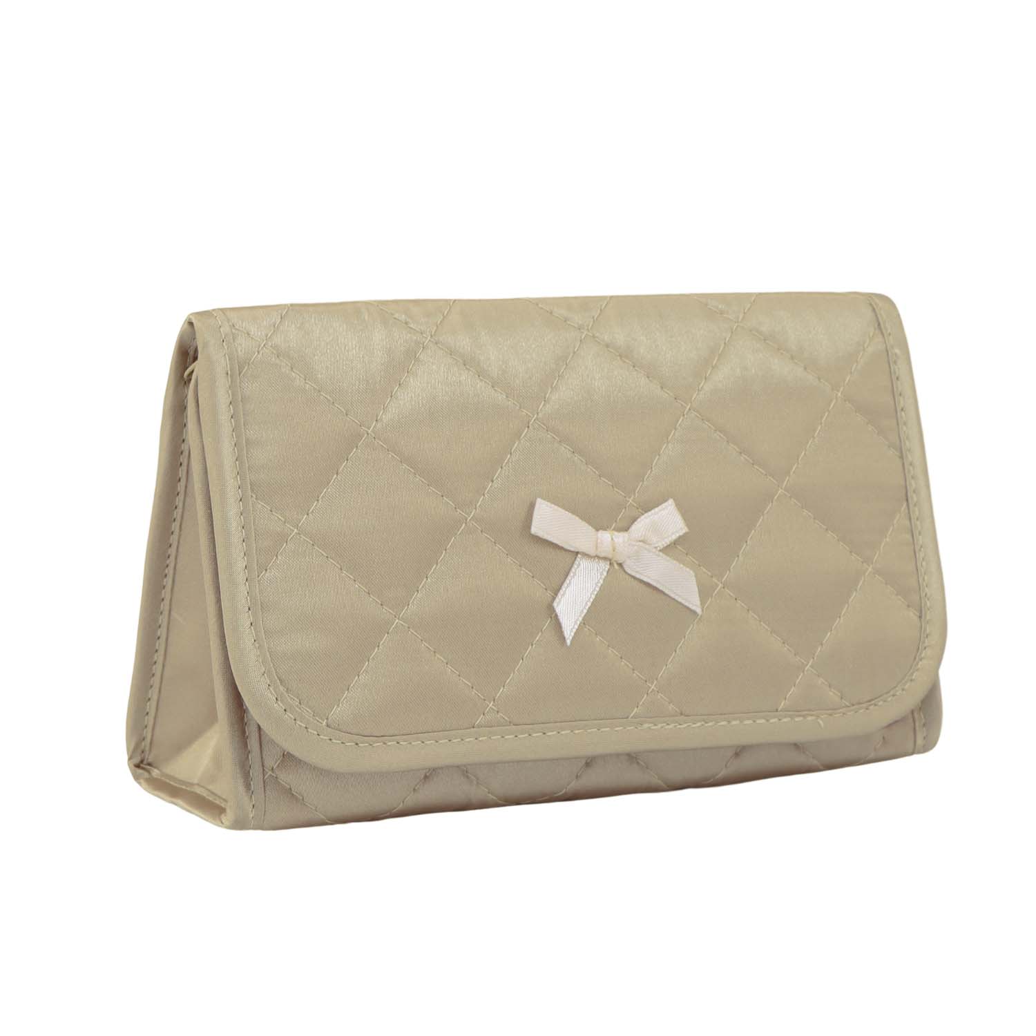 NaRaYa Satin Cosmetic Bag With Mirror S - NaRaYa