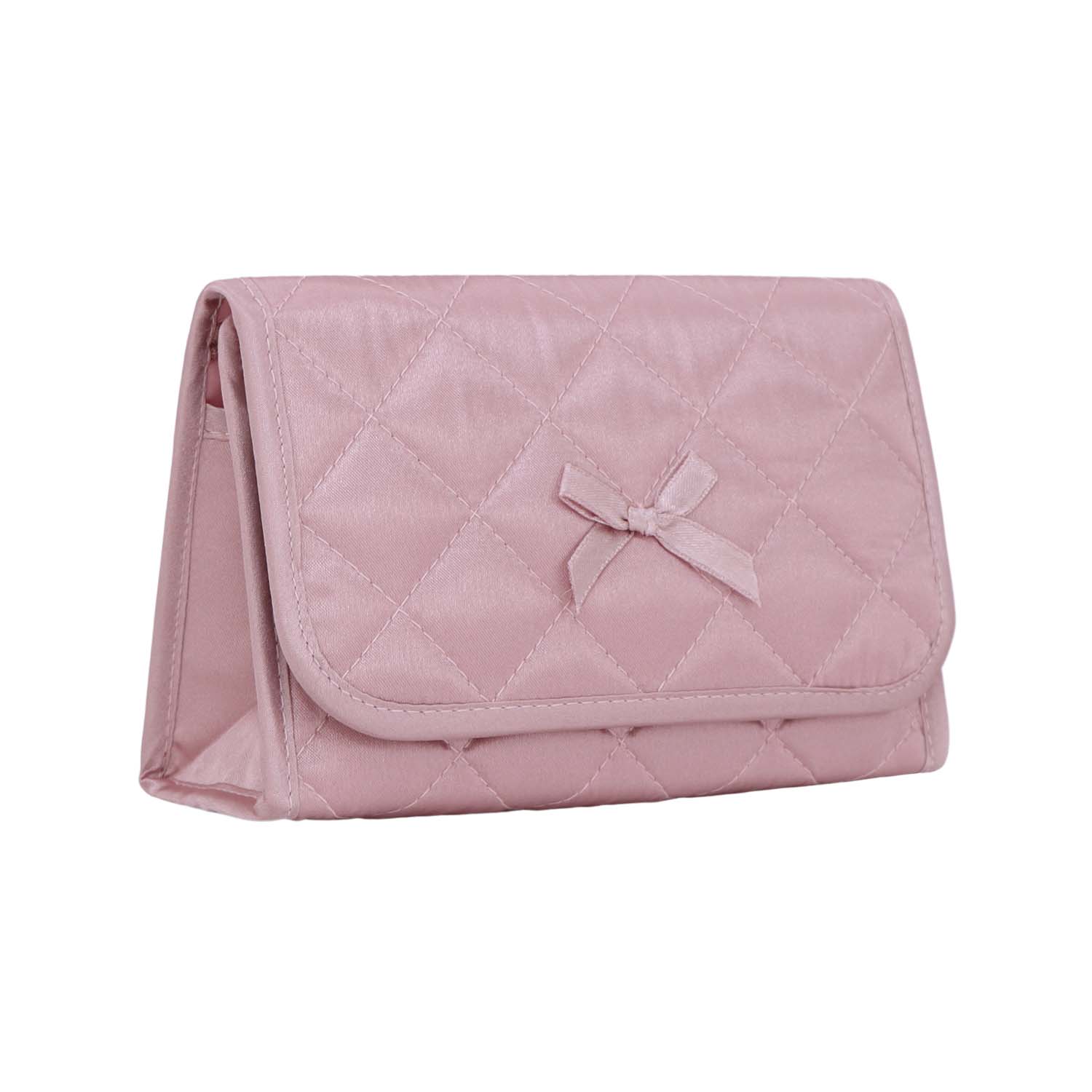 NaRaYa Satin Cosmetic Bag With Mirror S - NaRaYa