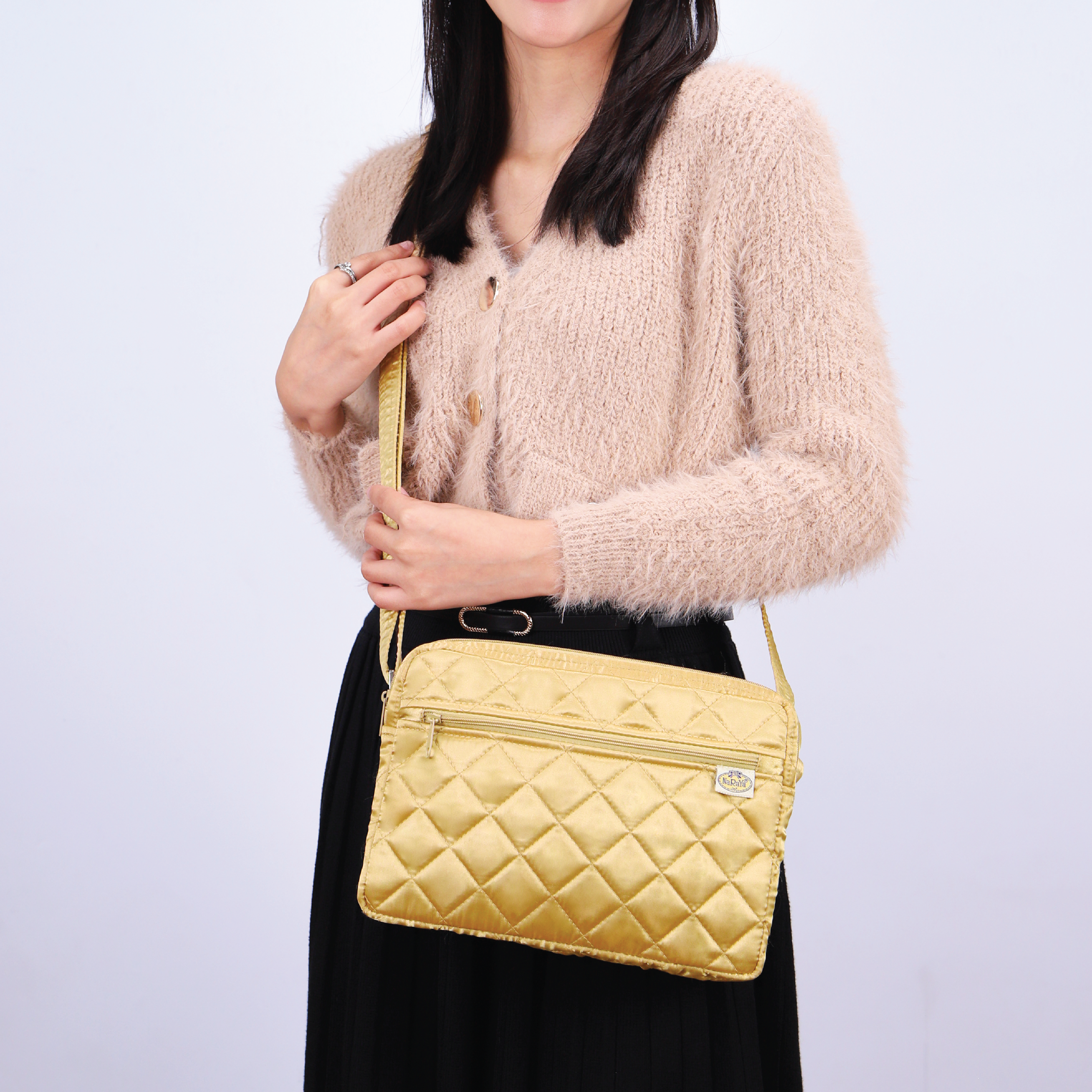 NaRaYa Satin Shoulder Bag - NaRaYa