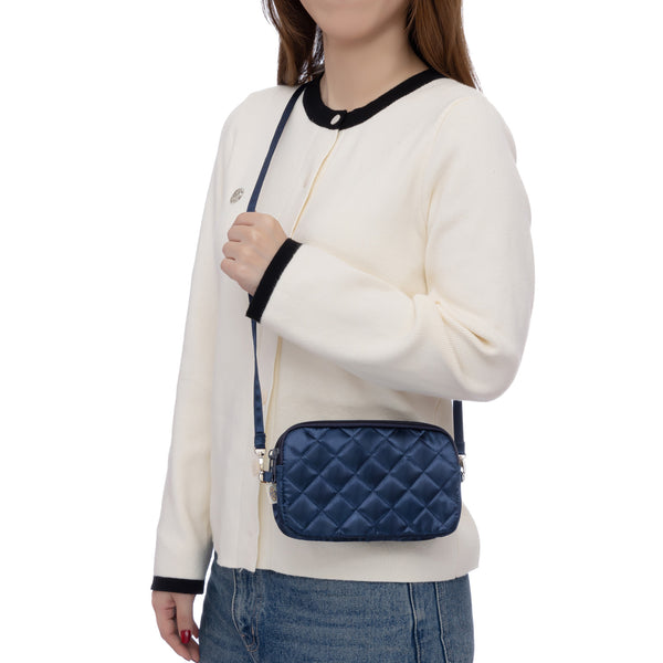 NaRaYa Satin Fabric Crossbody Bag