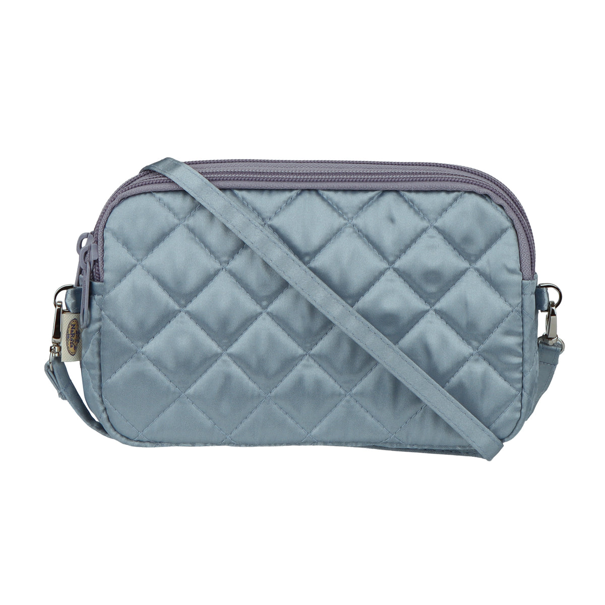 Satin Fabric Crossbody Bag