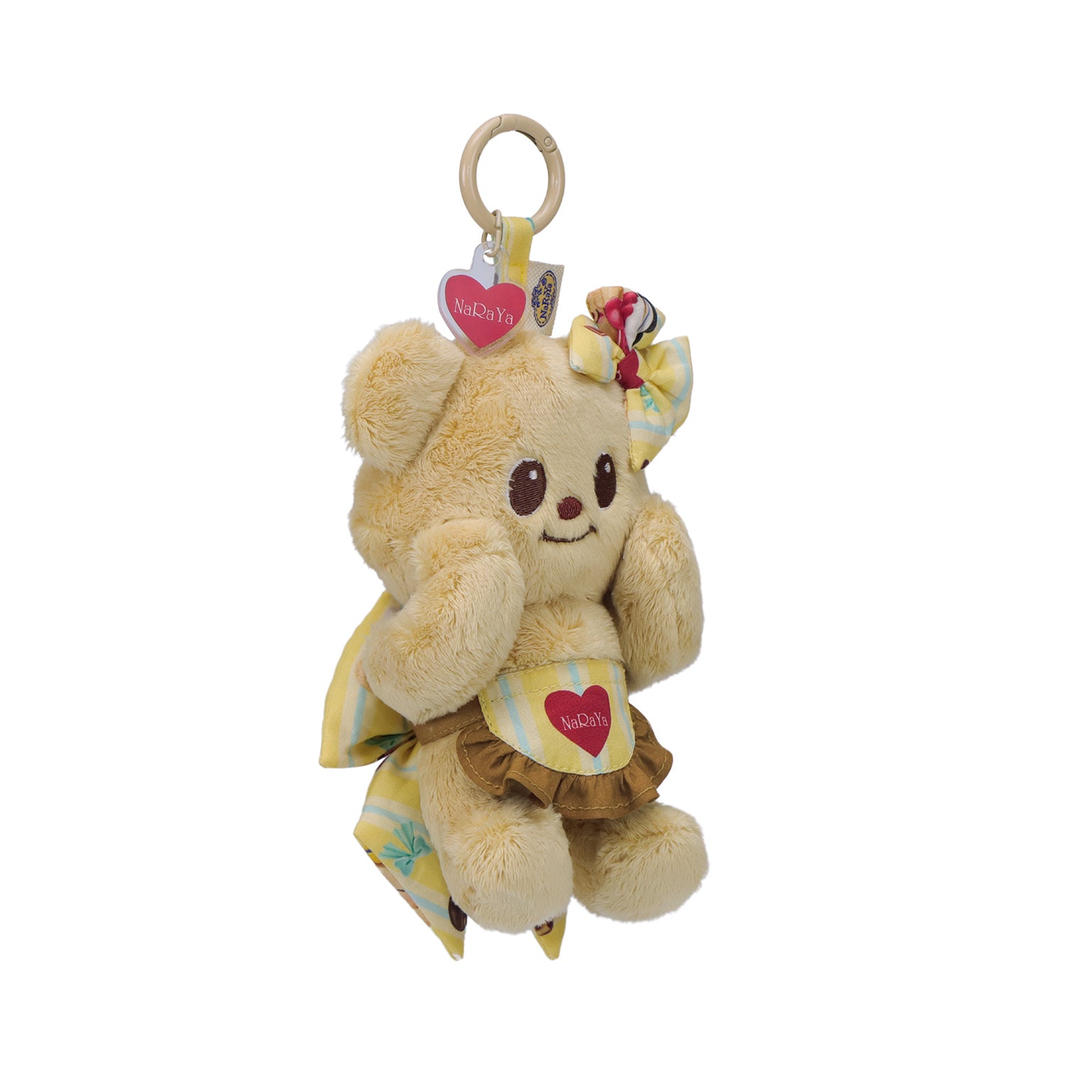 Naraya x Butterbear Plush Keychain