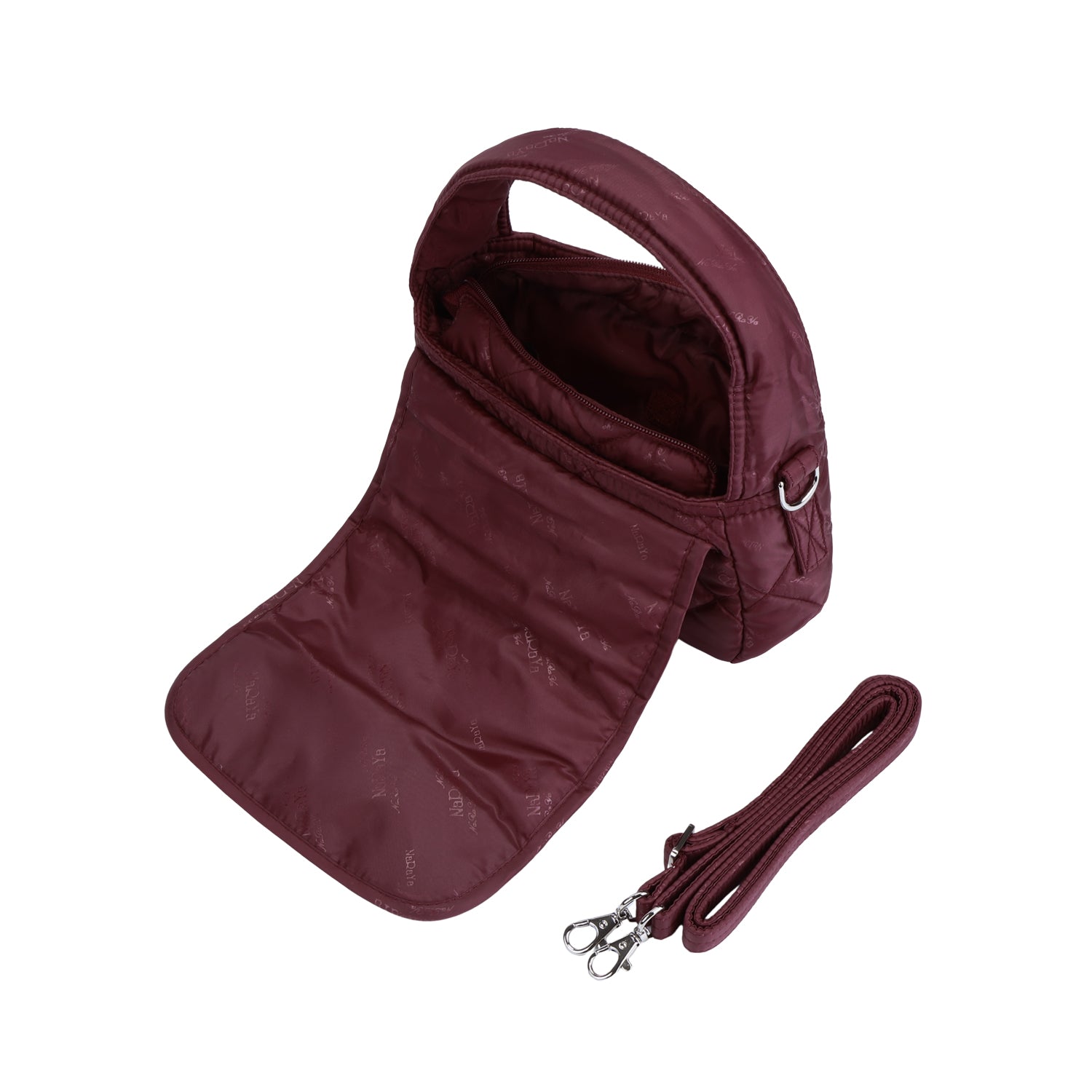 กระเป๋าสะพายข้างทรงโค้งแบบใช้งานได้ 2 รูปแบบ Bubble Up 