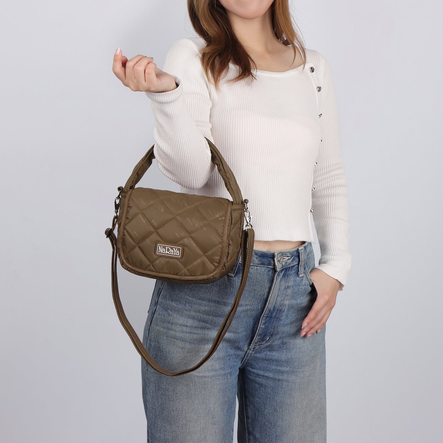 Bubble Up Curve 2-Way Crossbody Bag