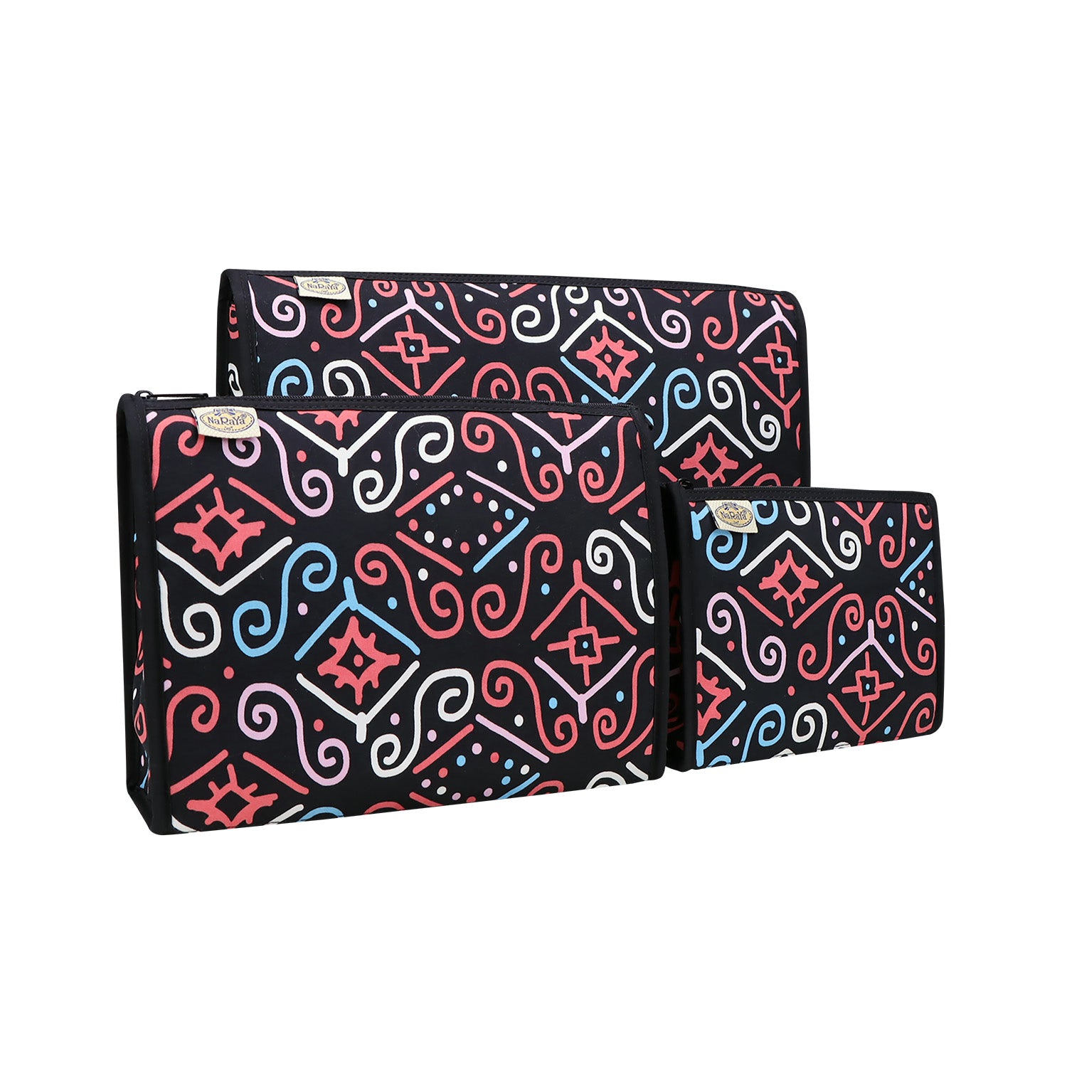 NaRaYa Cosmetic Bags Set Of 3