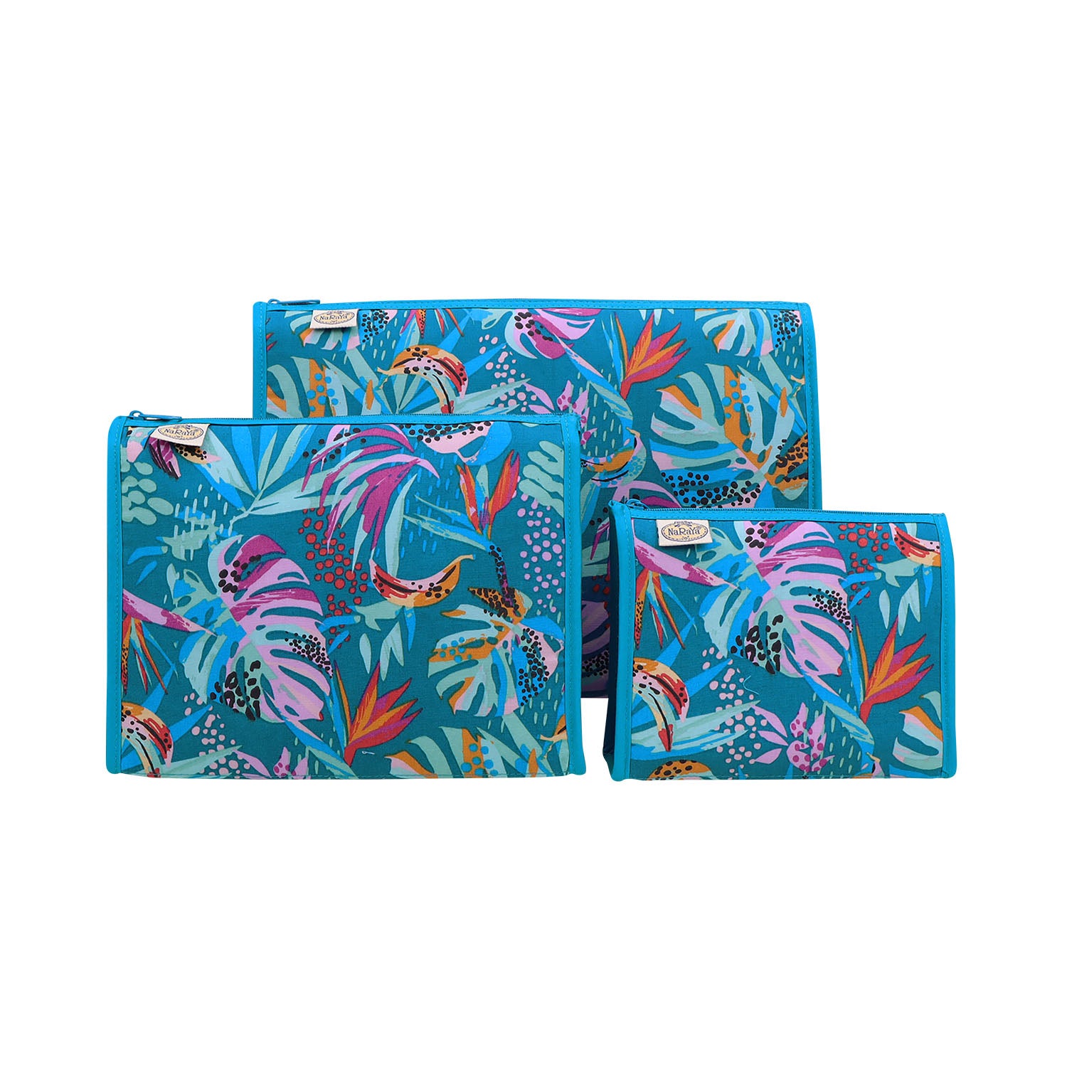 NaRaYa Cosmetic Bags Set Of 3