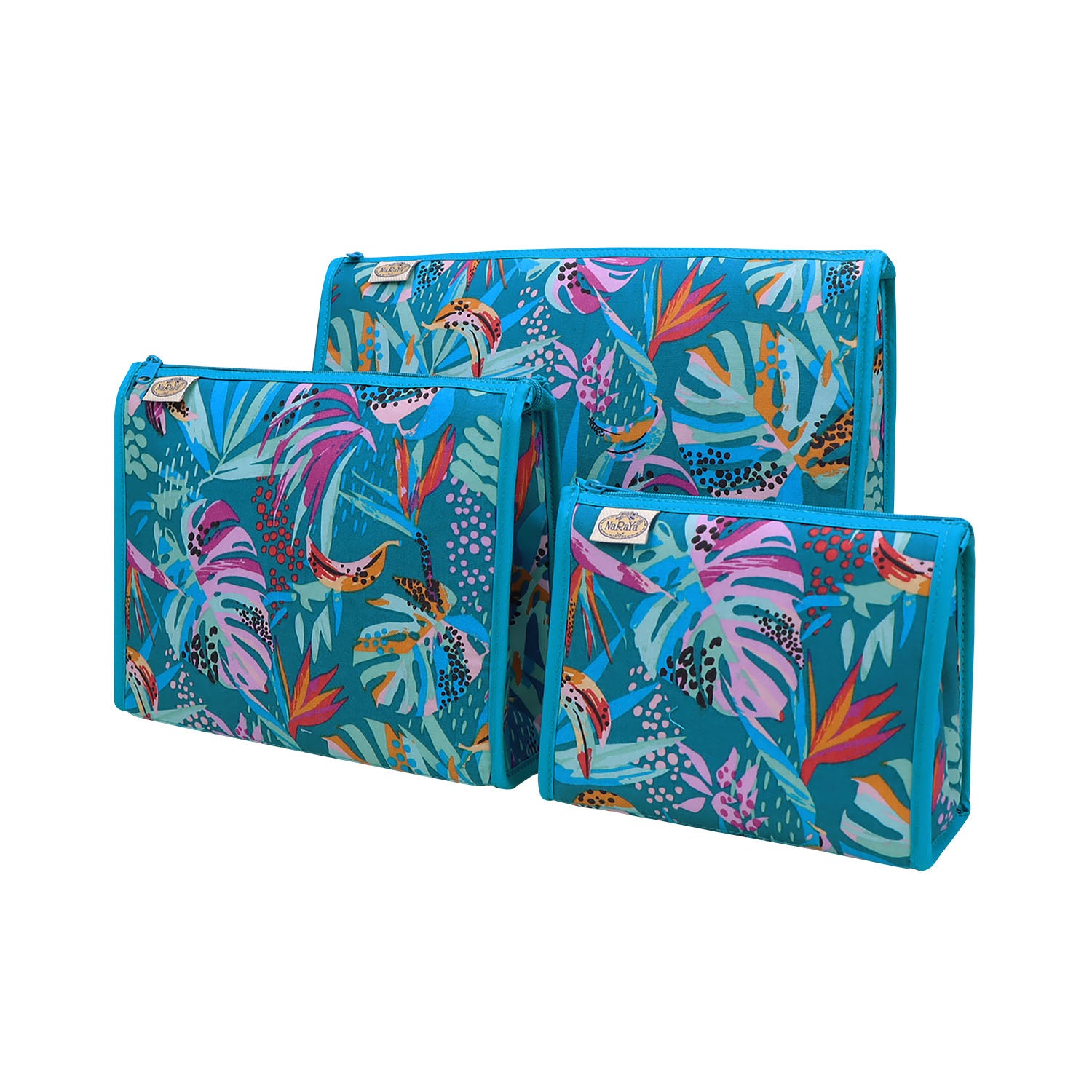 NaRaYa Cosmetic Bags Set Of 3