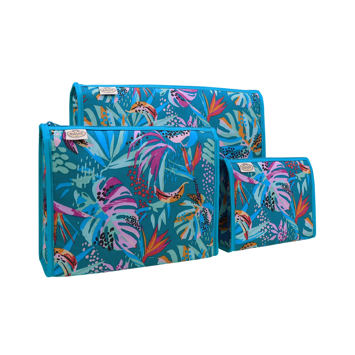 NaRaYa Cosmetic Bags Set Of 3