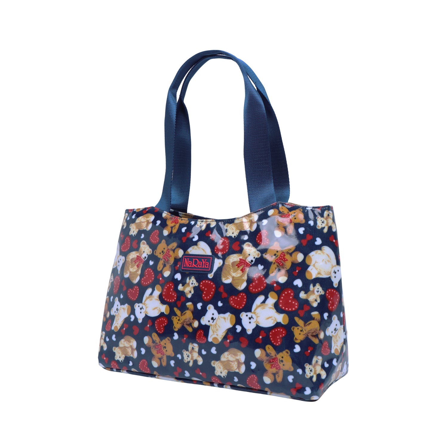 NaRaYa  Laminated Canvas Shoulder Bag