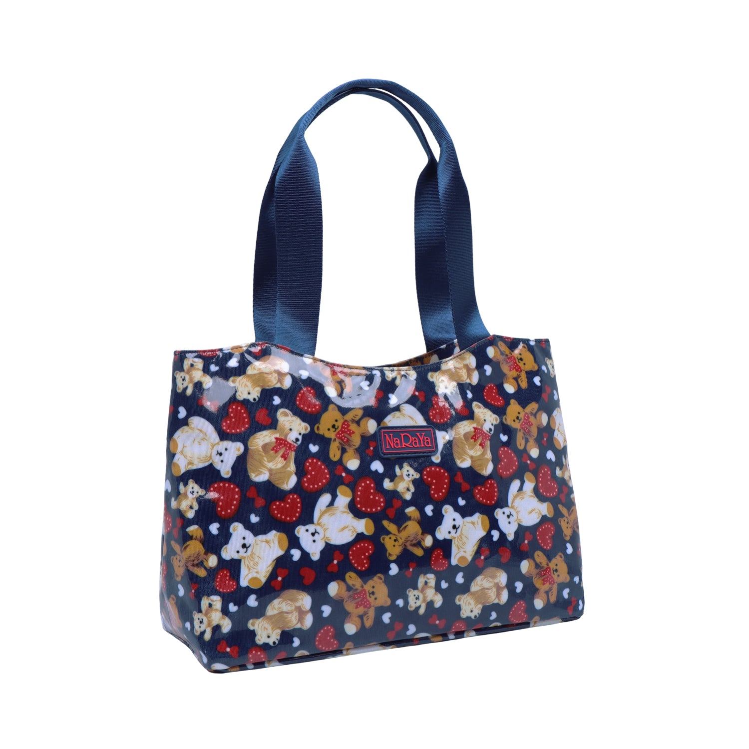 NaRaYa  Laminated Canvas Shoulder Bag