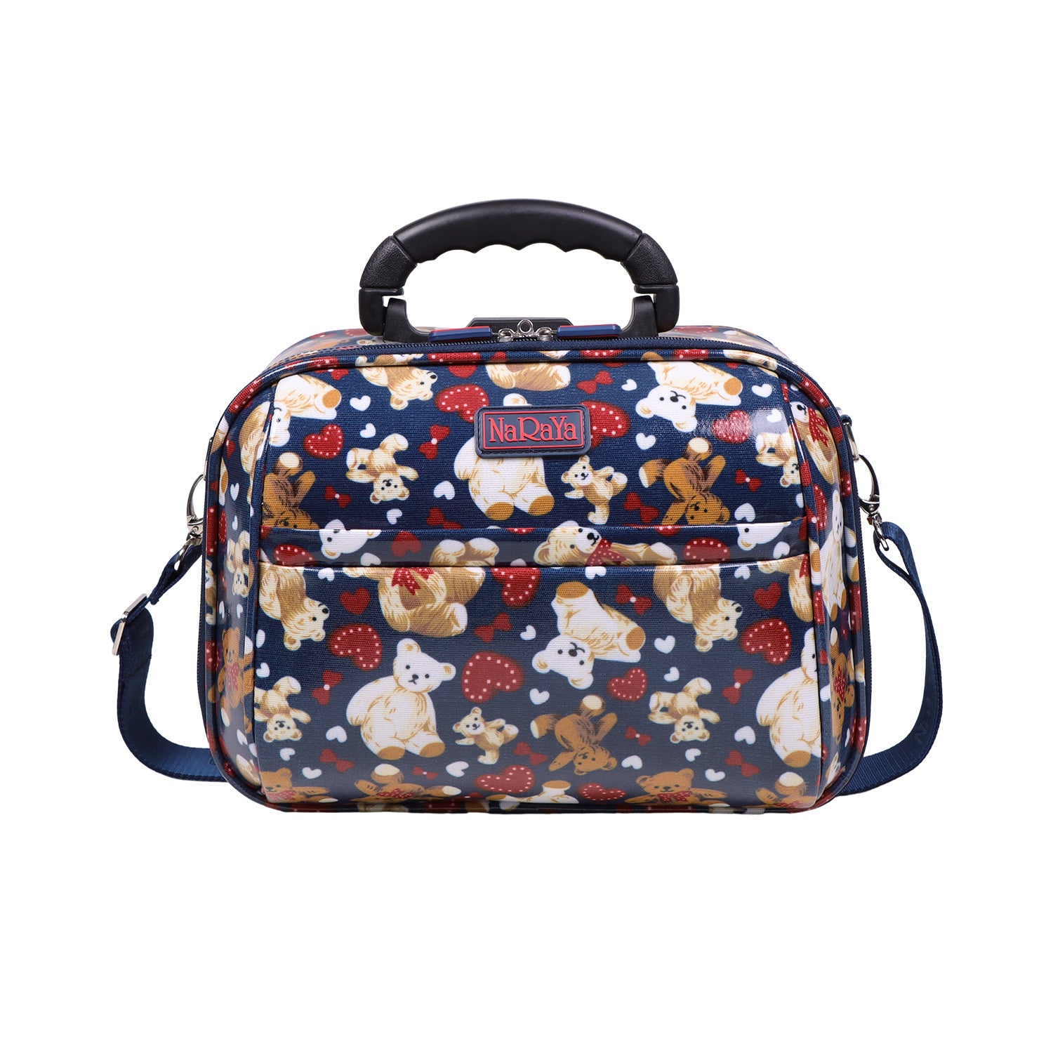 NaRaYa Laminated Canvas Mini Luggage