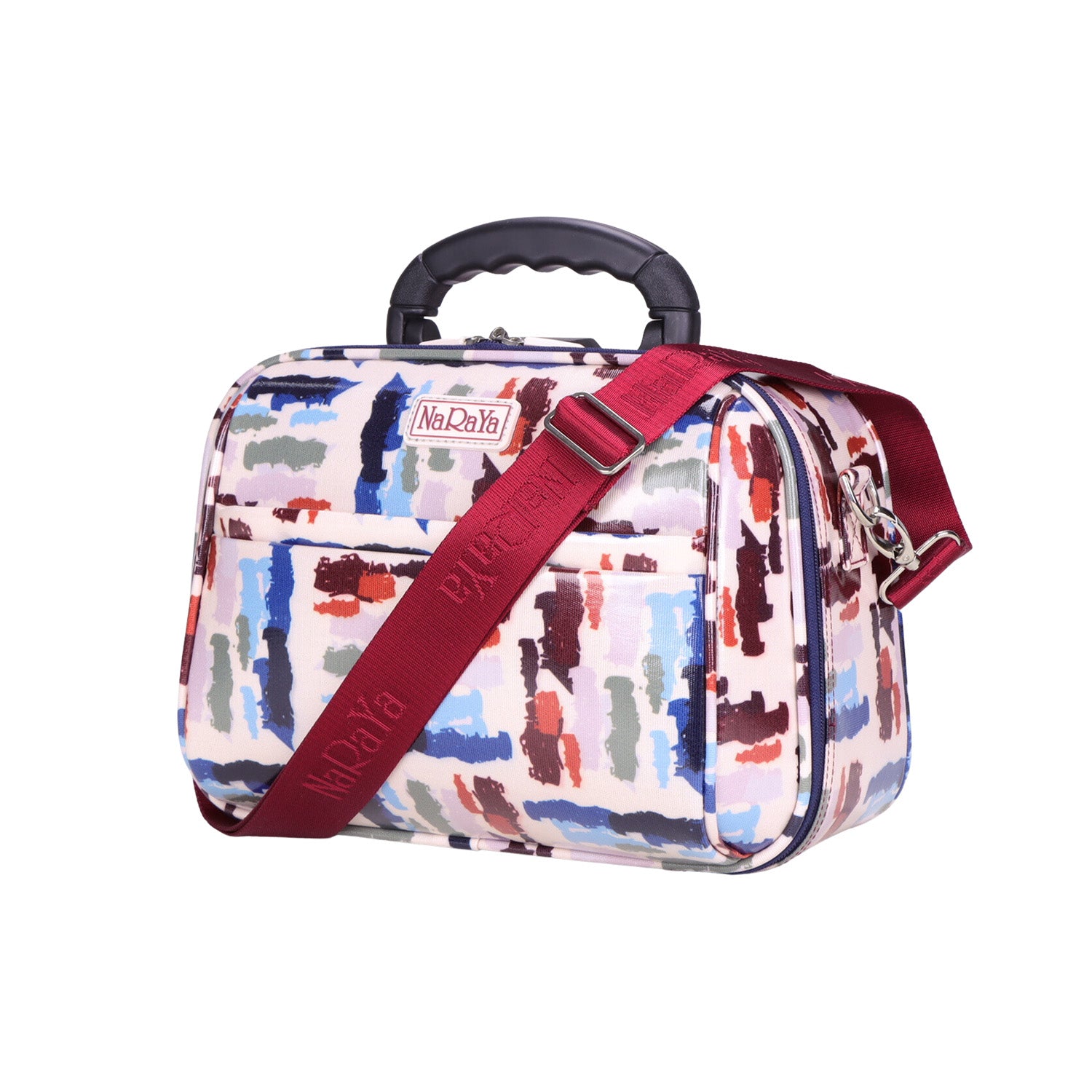NaRaYa Laminated Canvas Mini Luggage