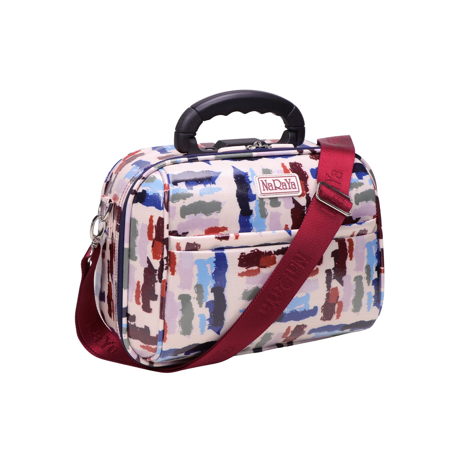 NaRaYa Laminated Canvas Mini Luggage