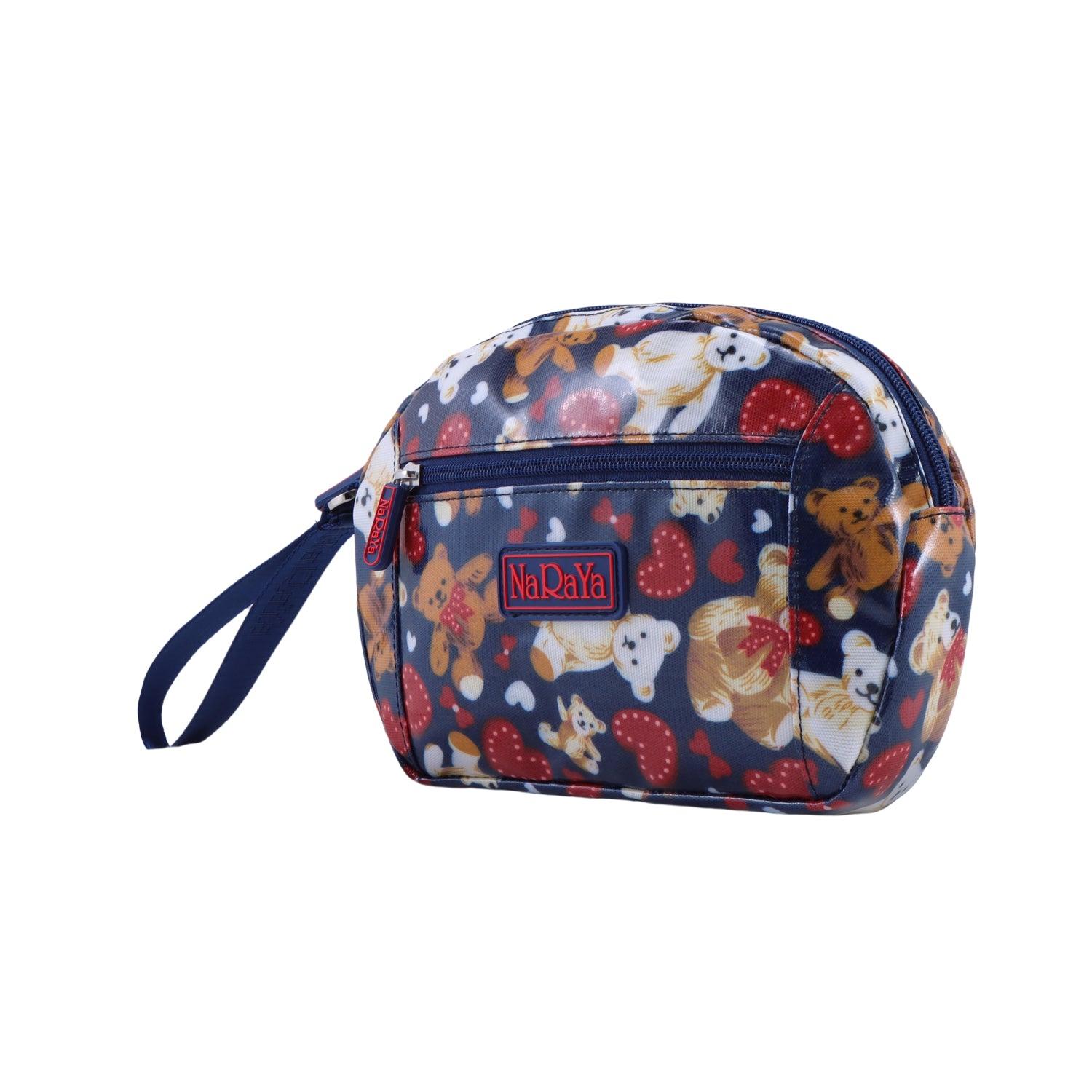 NaRaYa Laminated Canvas Cosmetic Bag L