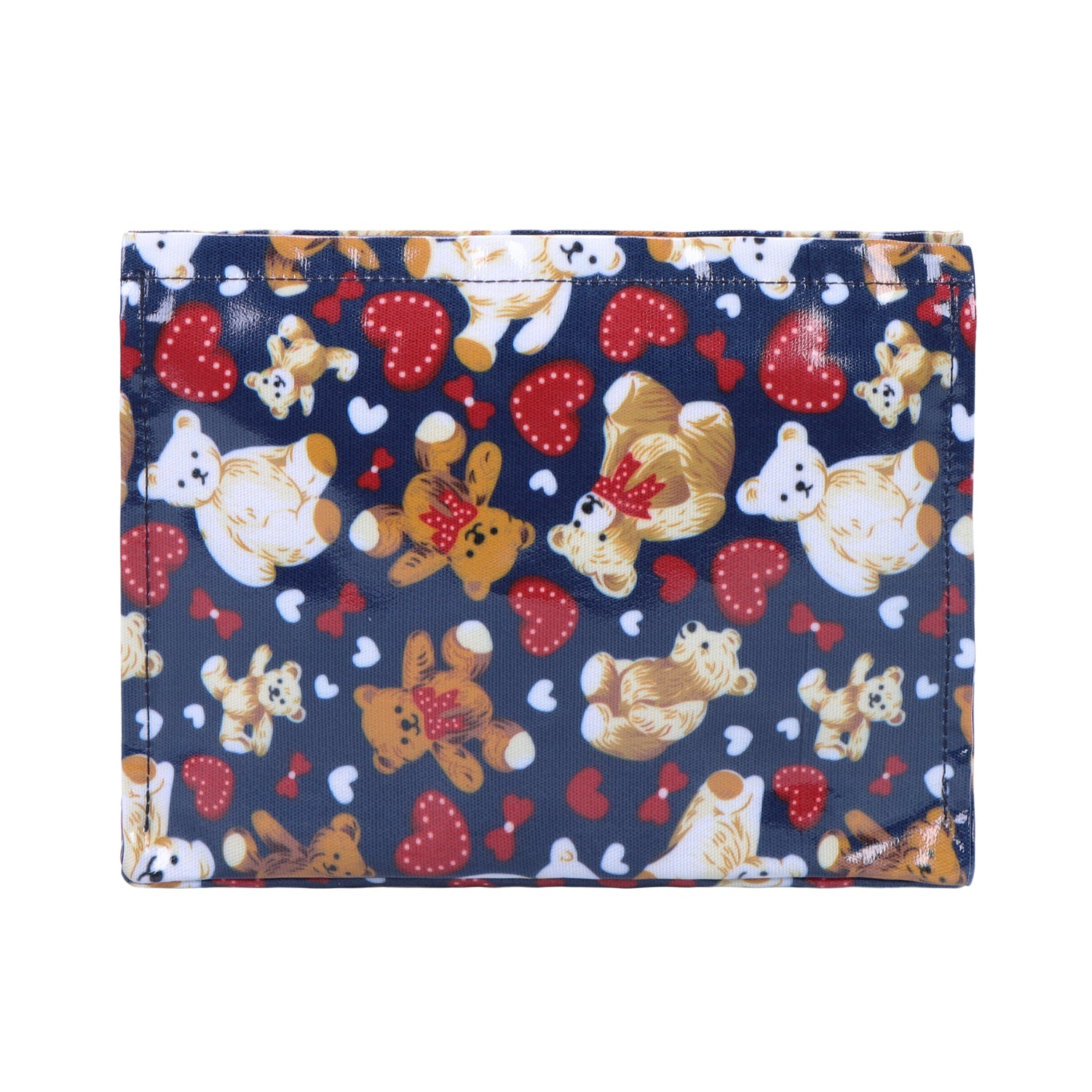 NaRaYa  Laminated Canvas Cosmetic Bag