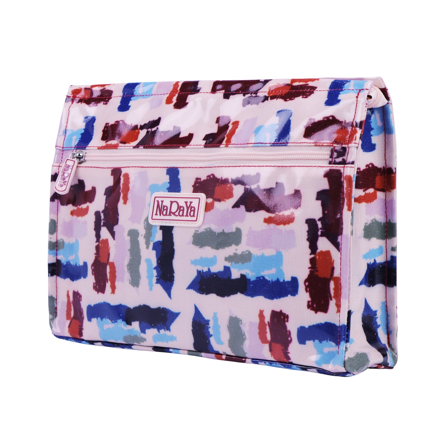 NaRaYa  Laminated Canvas Cosmetic Bag L