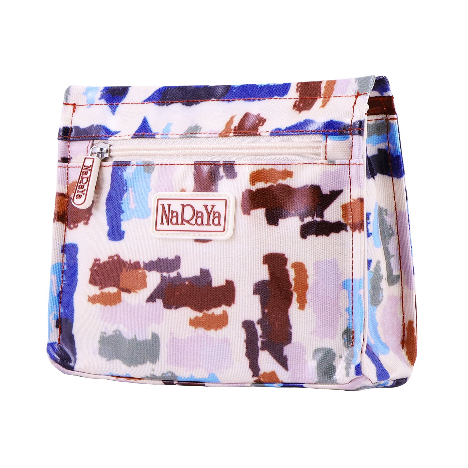 NaRaYa Laminated Canvas Cosmetic Bag