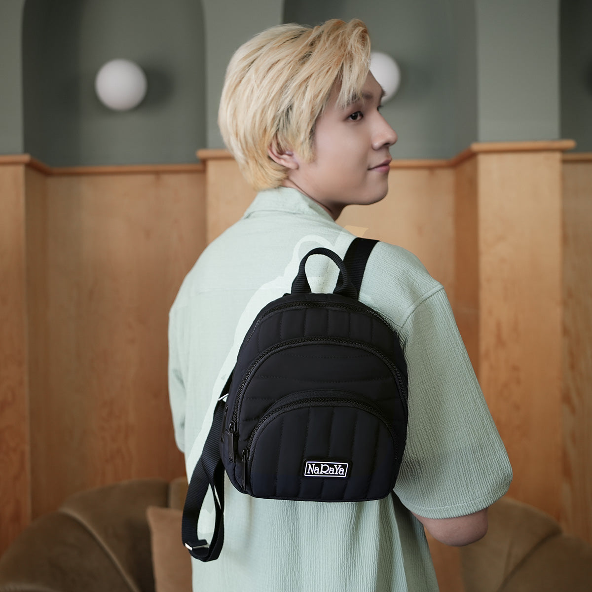 NaRaYa Nylon Mini Backpack NL-14A