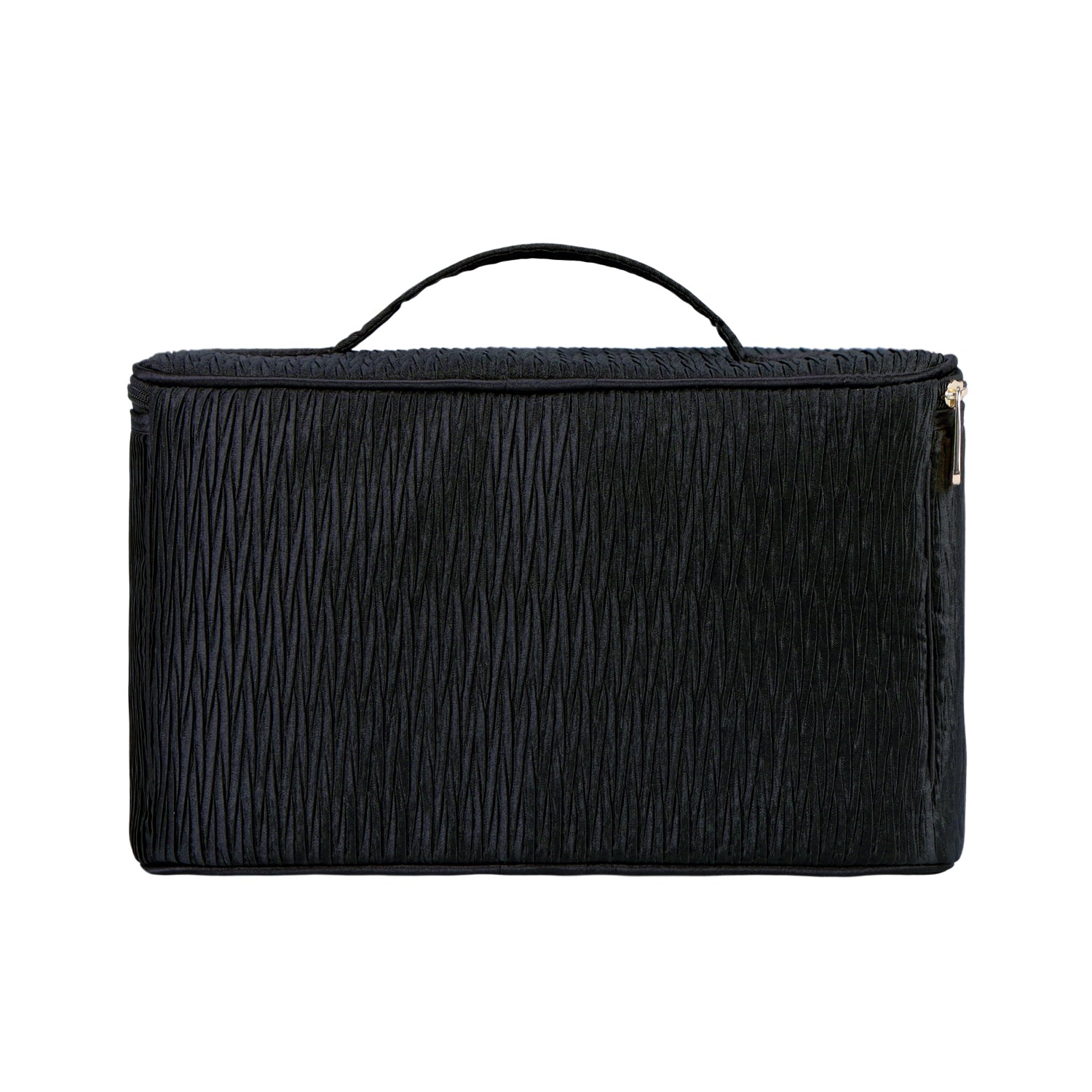 NaRaYa Pleated Satin Cosmetic Bag