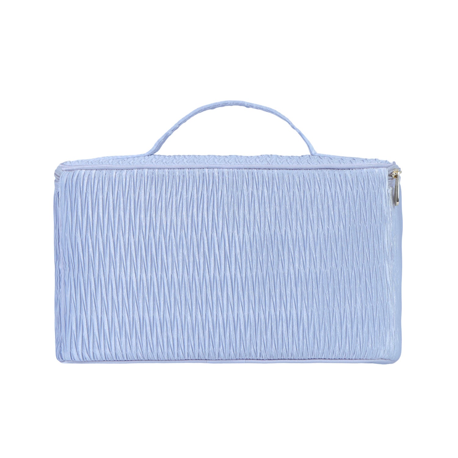 NaRaYa Pleated Satin Cosmetic Bag