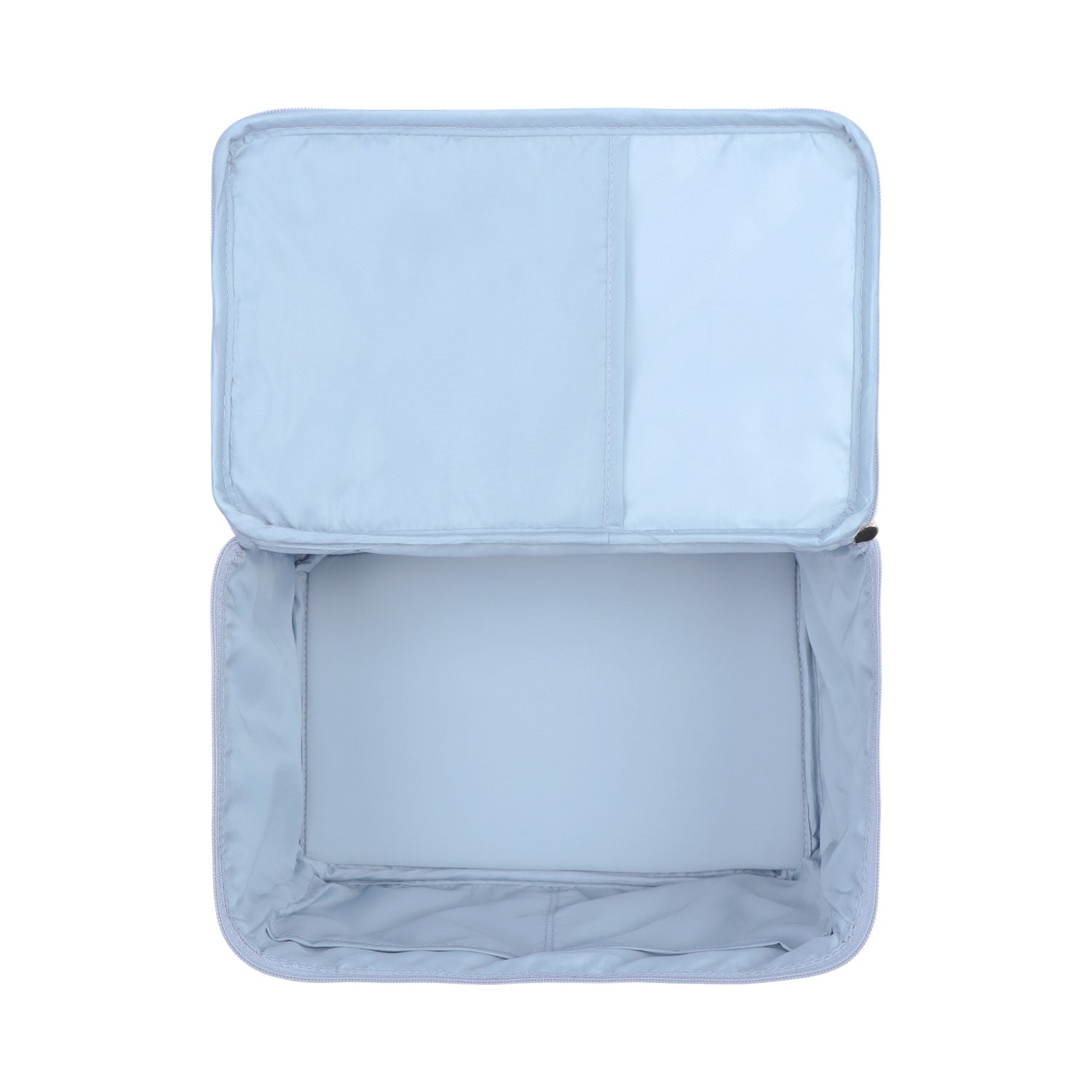 NaRaYa Pleated Satin Cosmetic Bag
