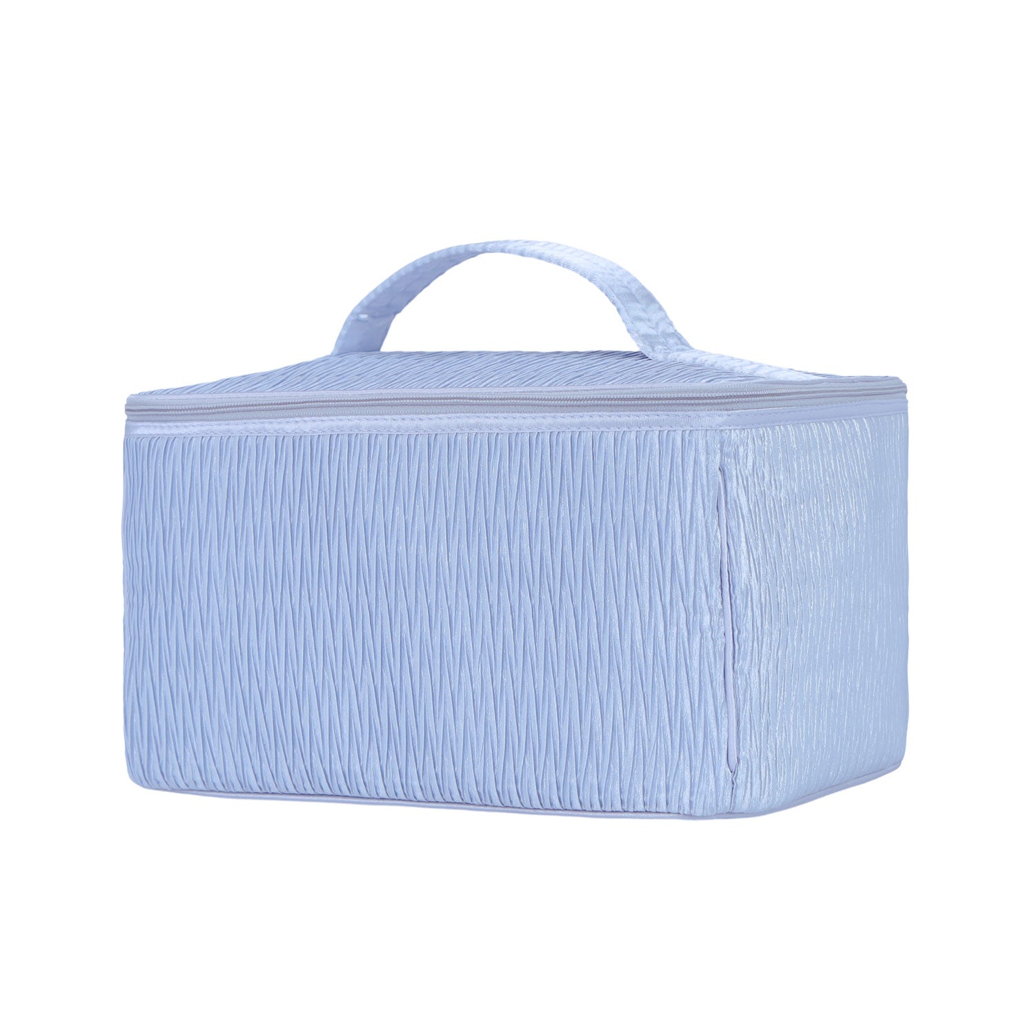 NaRaYa Pleated Satin Cosmetic Bag