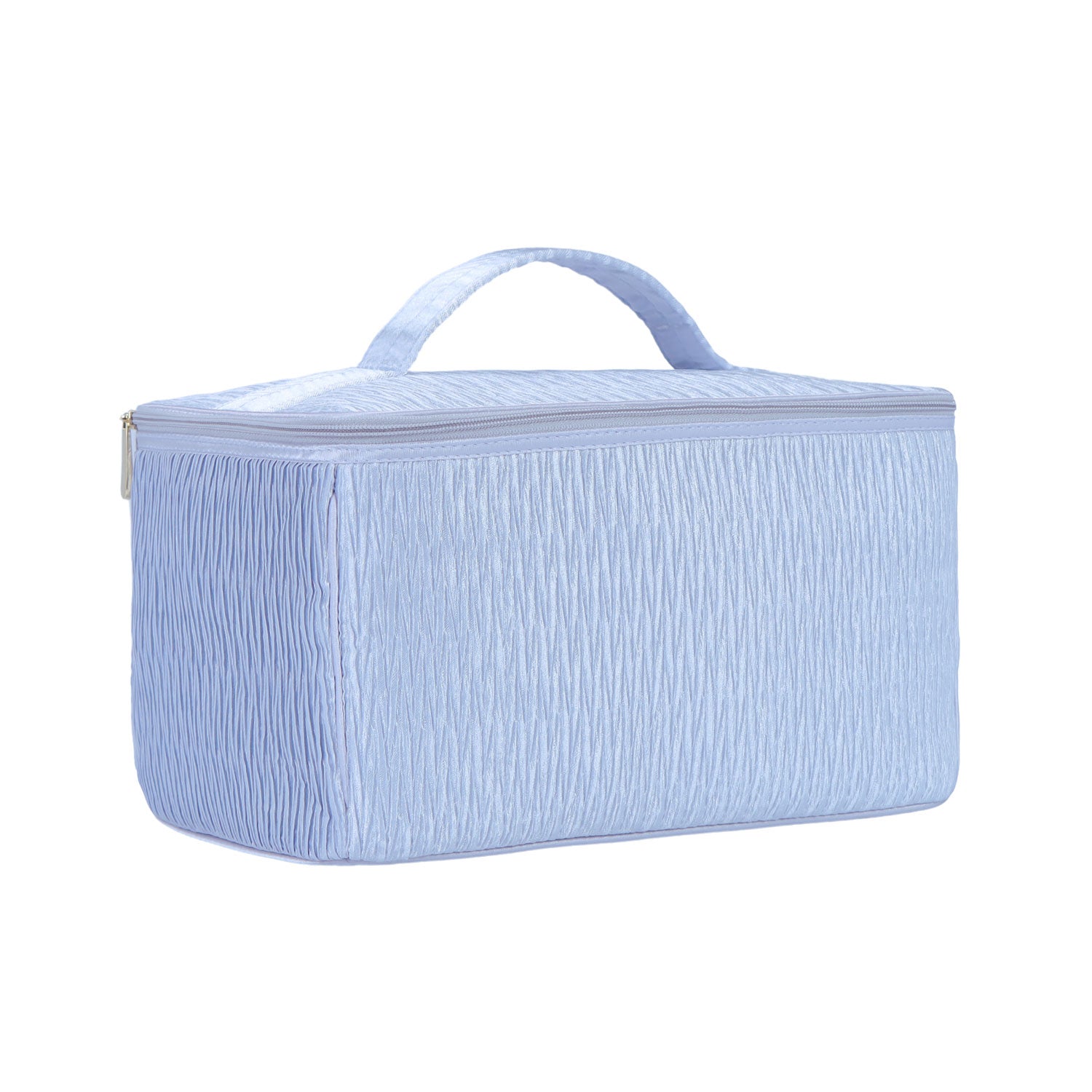 NaRaYa Pleated Satin Cosmetic Bag