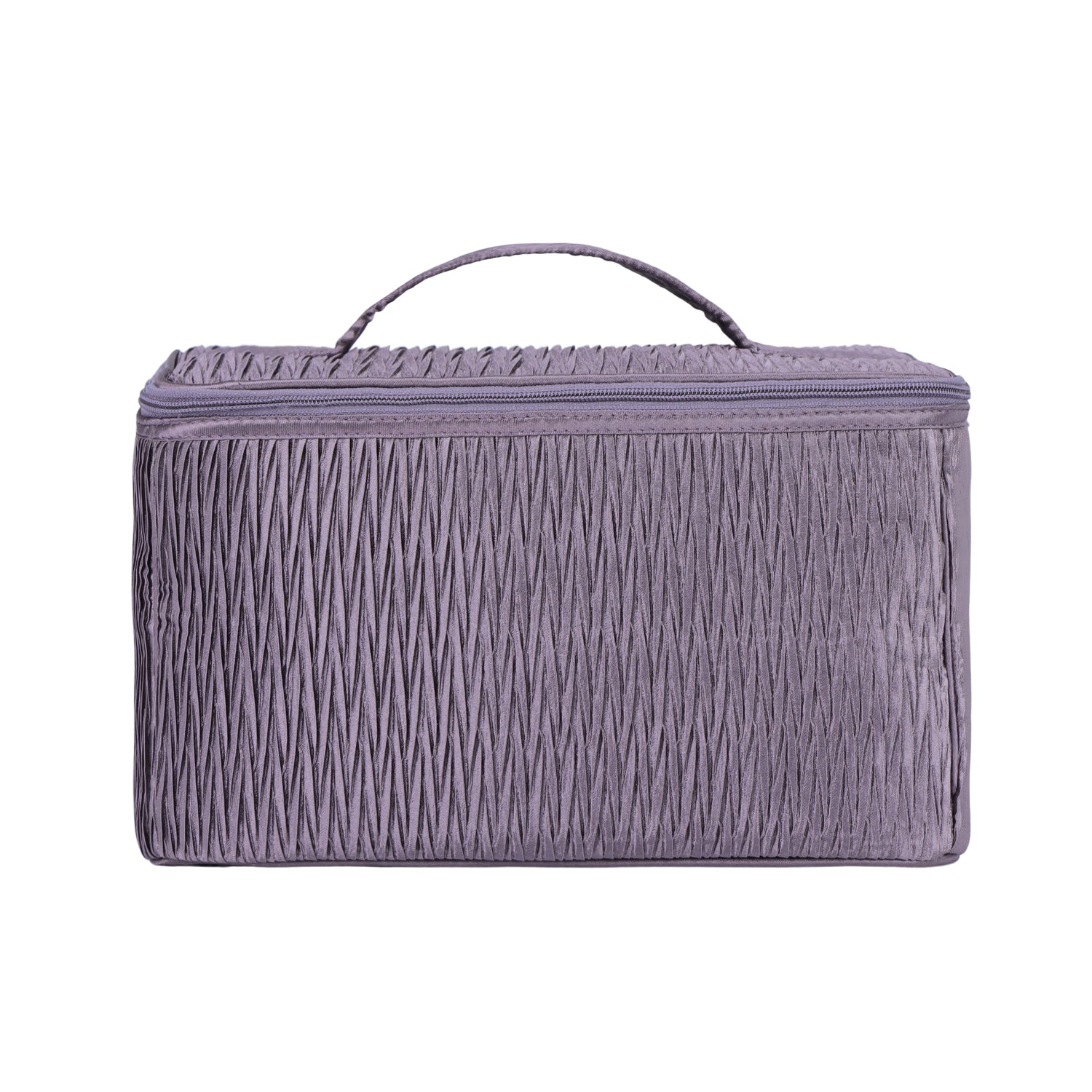NaRaYa Pleated Satin Cosmetic Bag