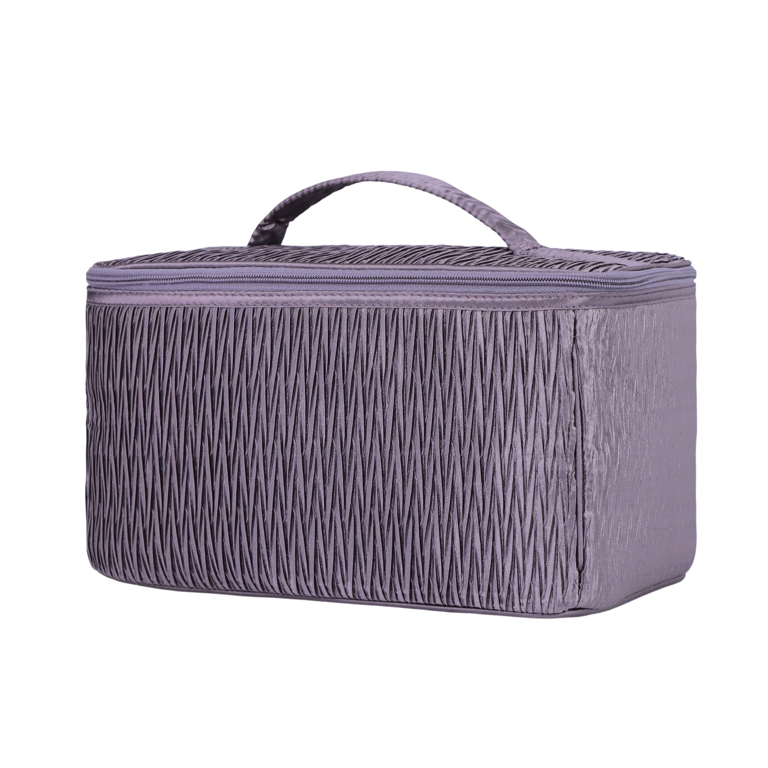 NaRaYa Pleated Satin Cosmetic Bag