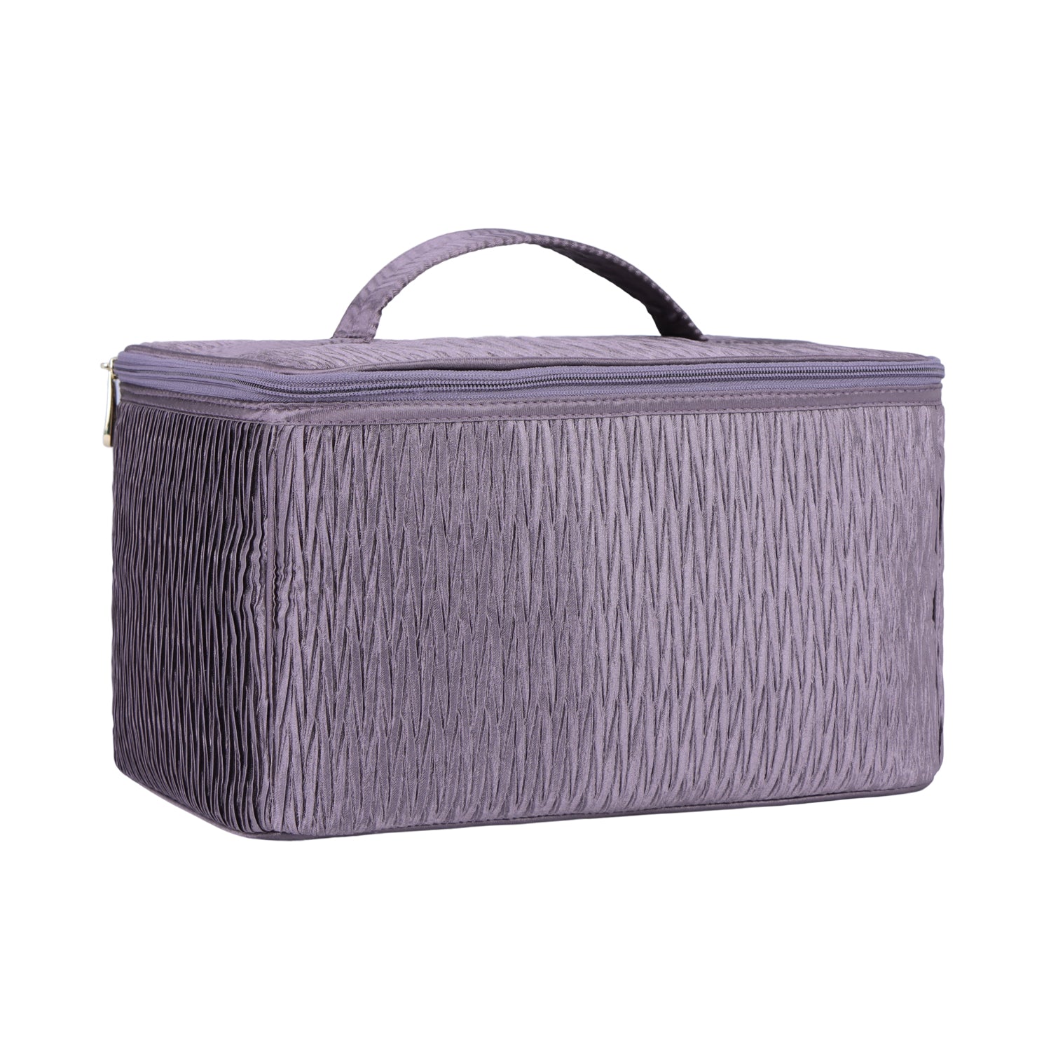 NaRaYa Pleated Satin Cosmetic Bag