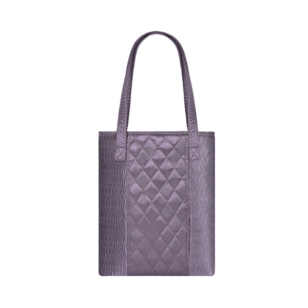 NaRaYa Pleated Satin Shopping Bag