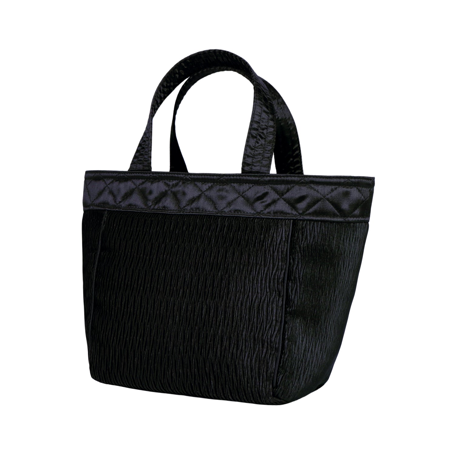 NaRaYa Pleated Satin Handbag