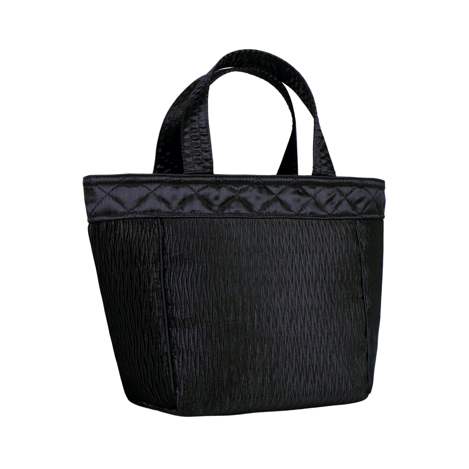 NaRaYa Pleated Satin Handbag