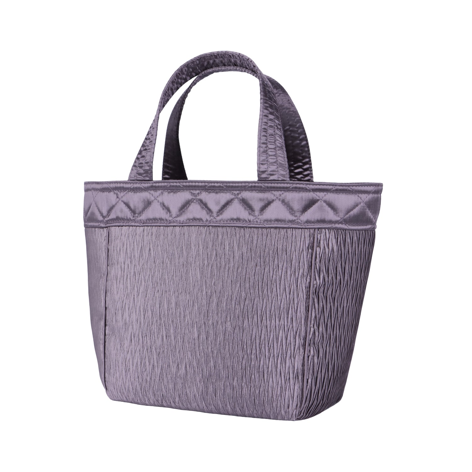 NaRaYa Pleated Satin Handbag